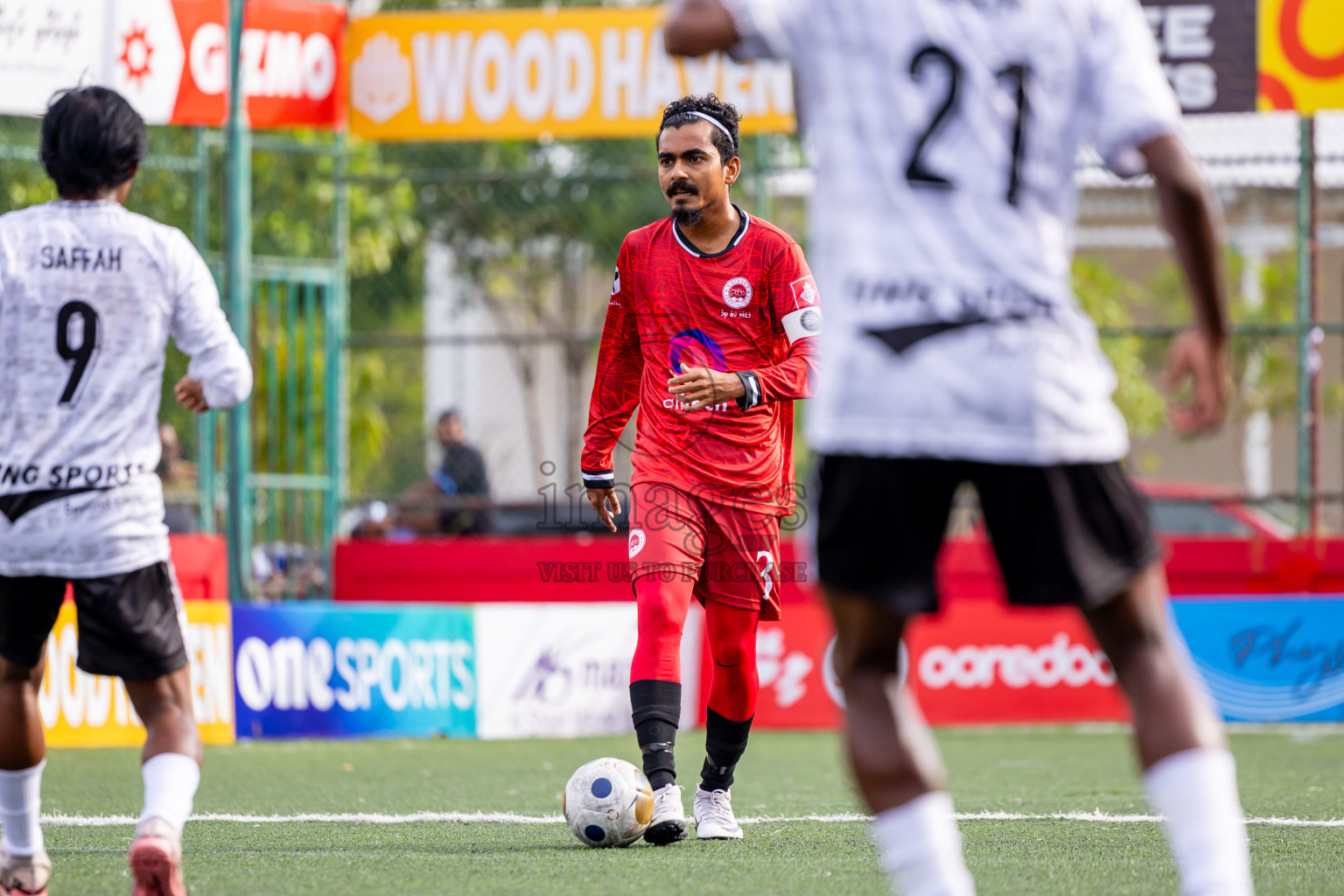 GDh Madaveli vs GDh Faresmaathodaa in Day 12 of Golden Futsal Challenge 2025 was held on Thursday, 16th January 2025, in Hulhumale', Maldives Photos: Nausham Waheed  / images.mv