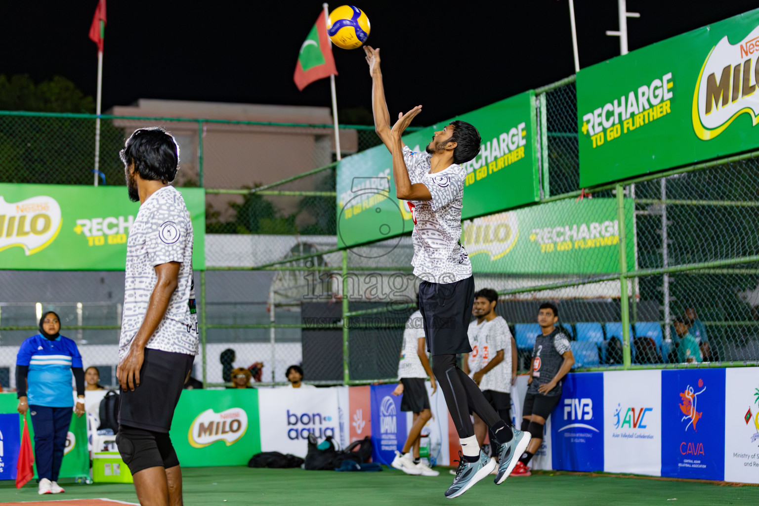 Semi Finals of Milo National Junior Volleyball Championship 2025 Day 5 was held on Thursday, 27th November 2025 at Ekuveni Turf Court Male', Maldives. Photos: Areef Adam / images.mv