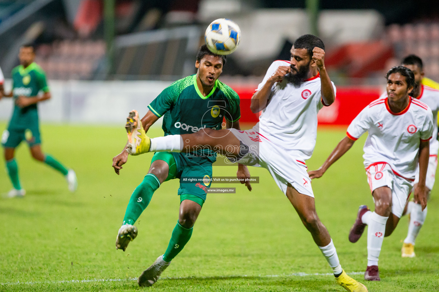 Maziya Sports & Recreation vs Buru Sports Club in President's Cup 2023, held on 20 April 2023 in National Football Stadium, Male', Maldives Photos: Hassan Simah, Mohamed Mahfooz