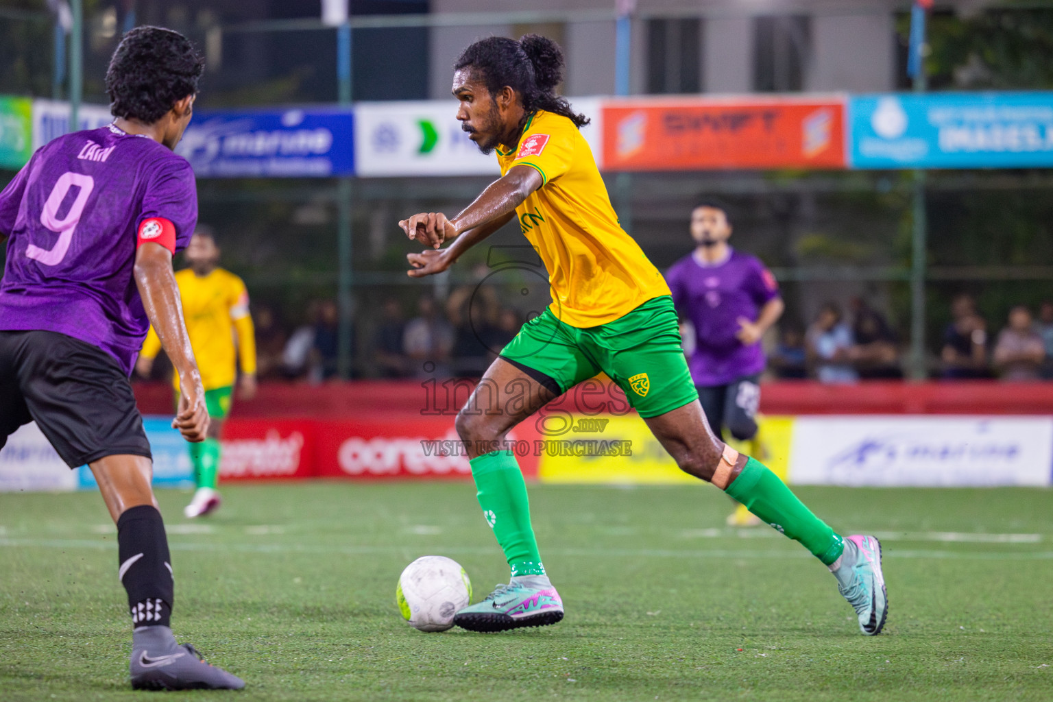 GDh Vaadhoo vs GA Kanduhulhudhoo on Day 33 of Golden Futsal Challenge 2024, held on Sunday, 18th February 2024, in Hulhumale', Maldives Photos: Mohamed Mahfooz Moosa / images.mv