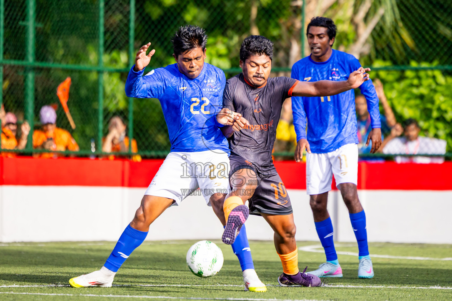 Velavaru vs Niyama in Day 4 of Resort League 2025 (Dhaalu Zone) was held on Sunday, 18th May 2025 in Niyama Private island, Dhaalu Atoll, Maldives. Photos: Nausham Waheed / images.mv