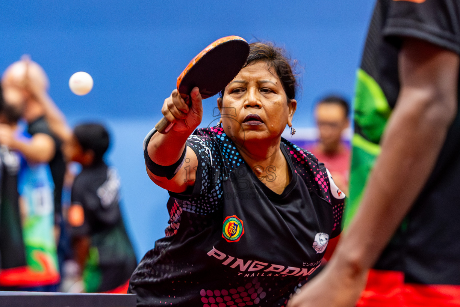 Day 3 of 1st Thoddoo Masters Table Tennis Tournament was held on Saturday, 23rd August 2025 in AA Thoddoo, Maldives. Photos: Nausham Waheed / images.mv