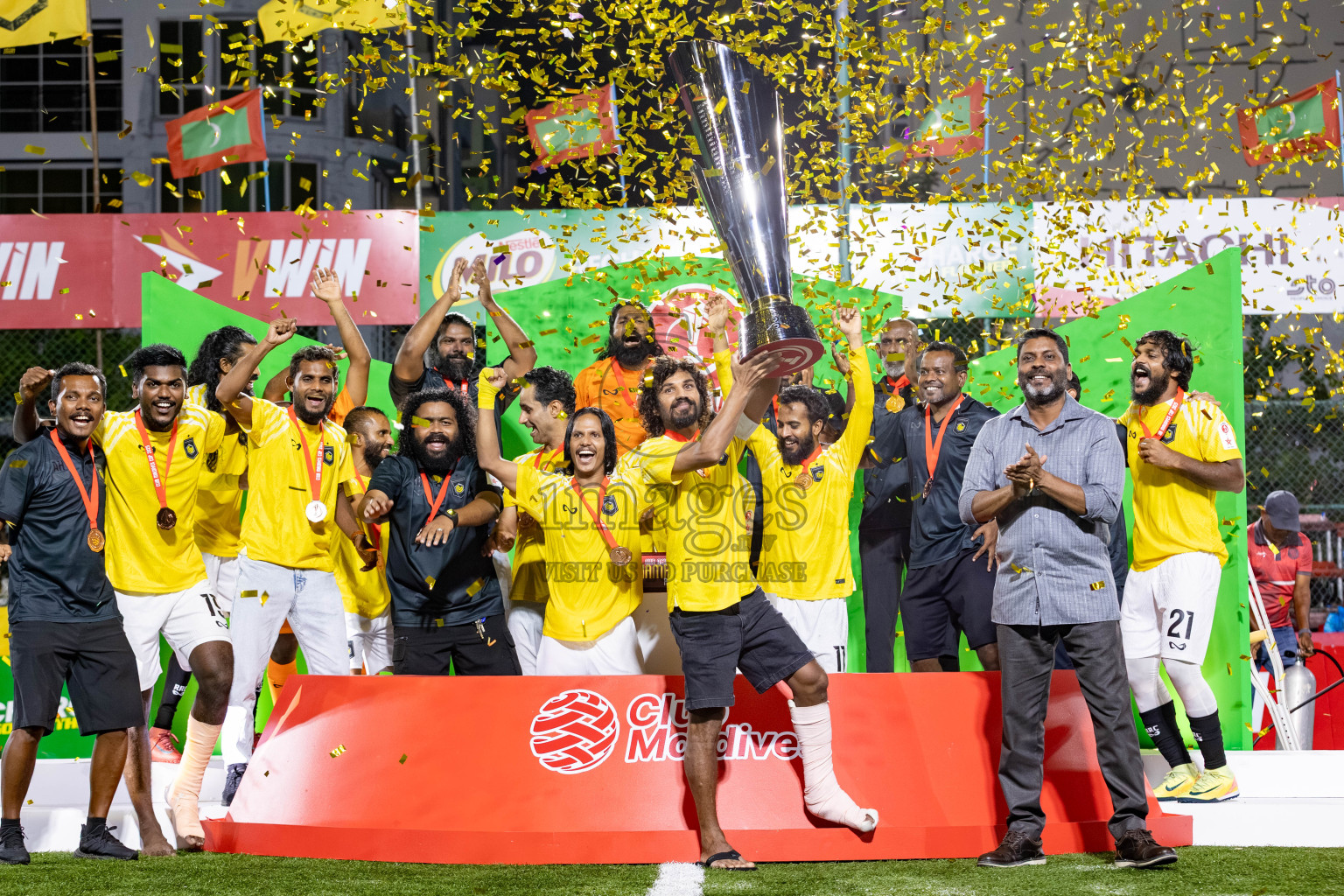 RRC vs STO RC in the Finals of Club Maldives Cup 2025 was held in Rehendhi Futsal Ground, Hulhumale', Maldives on Saturday, 25th October 2025. 
Photos: Hassan Simah / images.mv