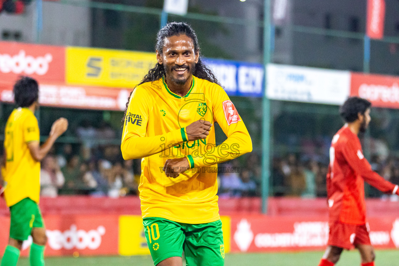 GDh. Vaadhoo VS GDh. Gadhdhoo in Day 23 of Golden Futsal Challenge 2024 was held on Tuesday , 6th February 2024 in Hulhumale', Maldives 
Photos: Hassan Simah / images.mv