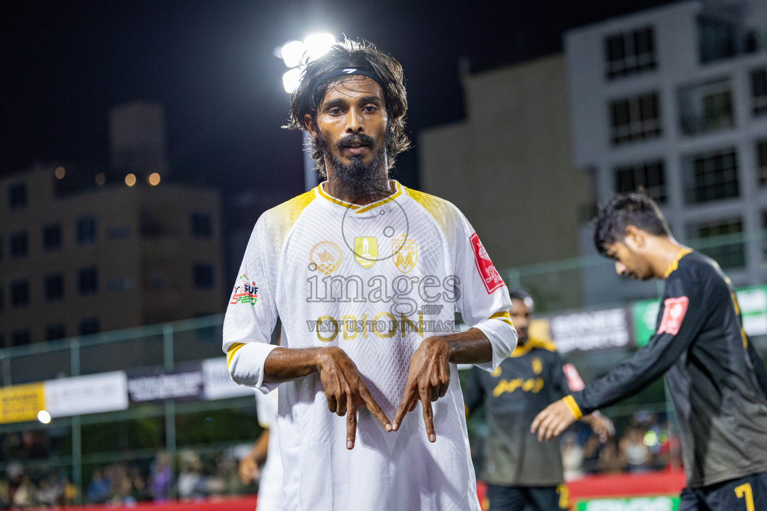 B Fehendhoo VS B Eydhafushi in Day 21 of Golden Futsal Challenge 2025 was held on Saturday, 25 January 2025, in Hulhumale', Maldives. 
Photos: Hassan Simah / images.mv