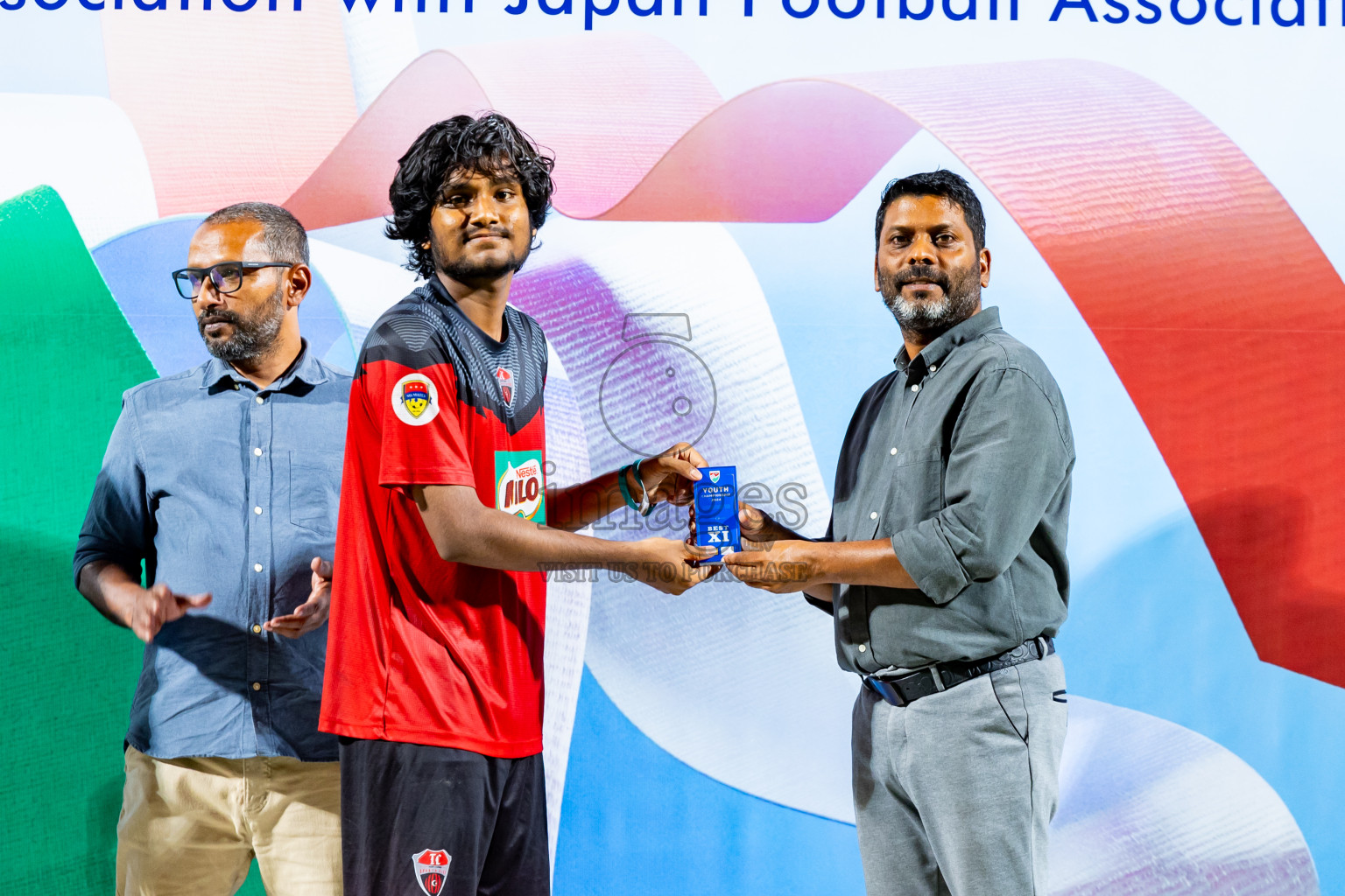 Super United Sports vs TC Sports Club in the Final of Under 19 Youth Championship 2024 was held at National Stadium in Male', Maldives on Monday, 1st July 2024. Photos: Nausham Waheed / images.mv