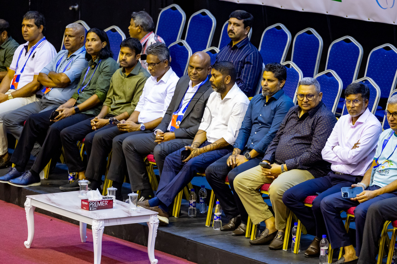 Nepal vs Sri Lanka in Day 1 of CAVA U20 Woman's Volleyball Championship 2024 was held in Social Center, Male', Maldives on 18th July 2024. Photos: Nausham Waheed / images.mv