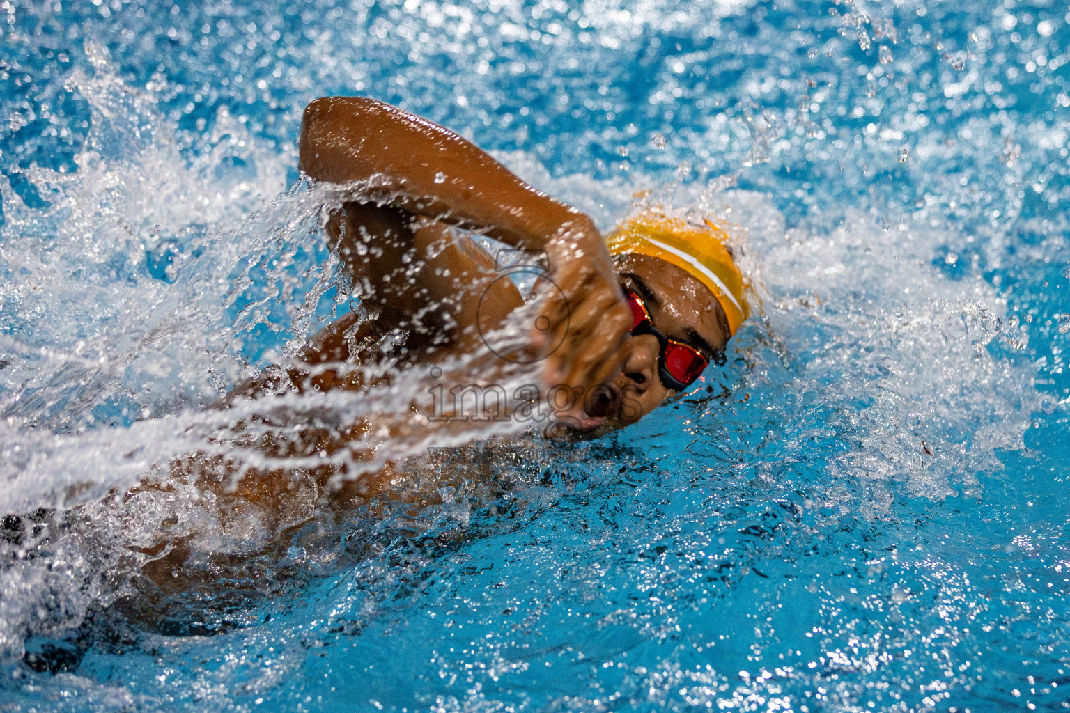 Day 2 of National Swimming Competition 2024 held in Hulhumale', Maldives on Saturday, 14th December 2024. Photos: Hassan Simah / images.mv