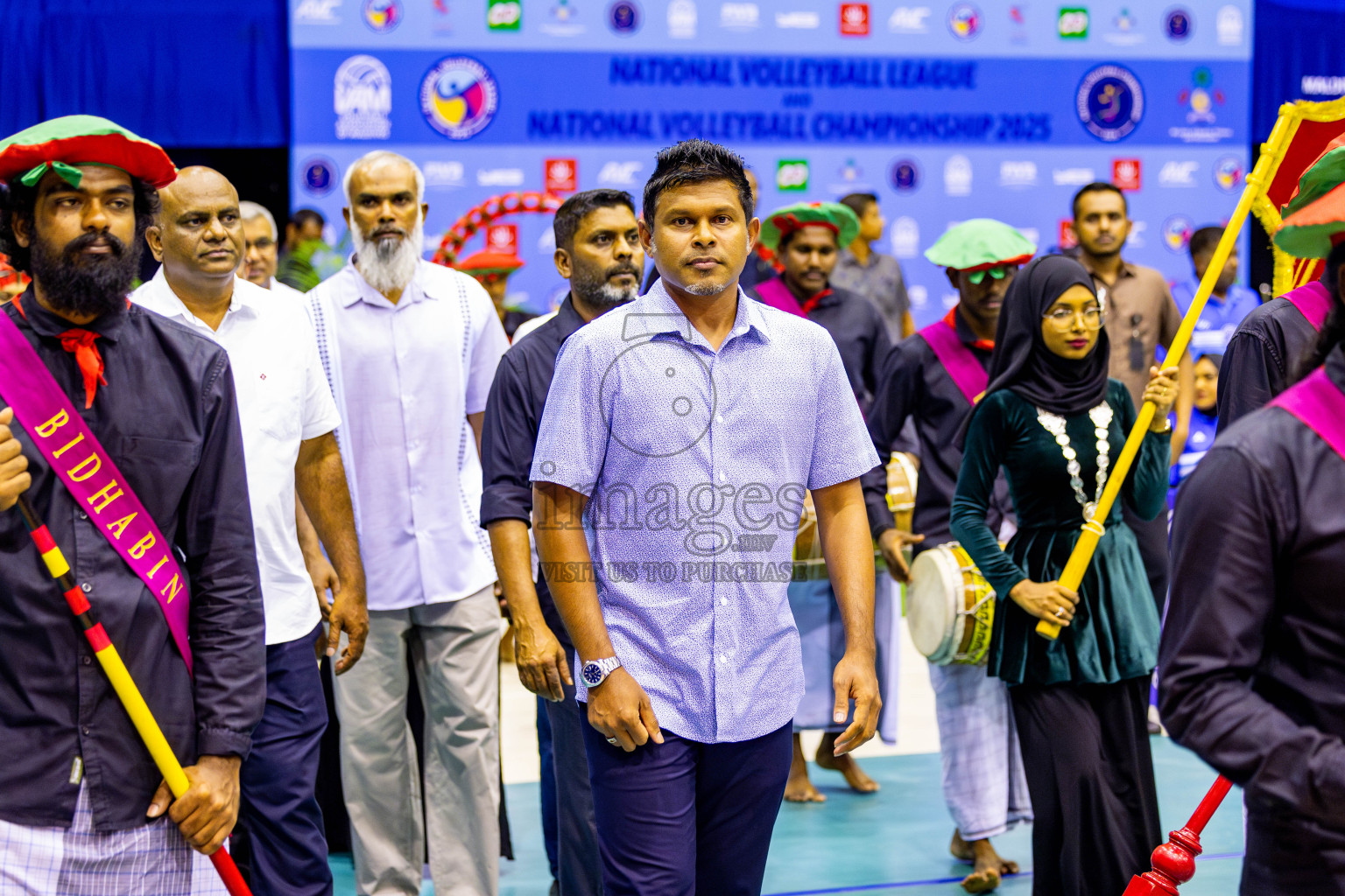 Police Club vs Club Wamco in the Final of Women's Division of National Volleyball Championship 2025 held in Male', Maldives on Sunday, 4th May 2025 at Social Center Indoor Hall Photos By: Nausham Waheed / images.mv