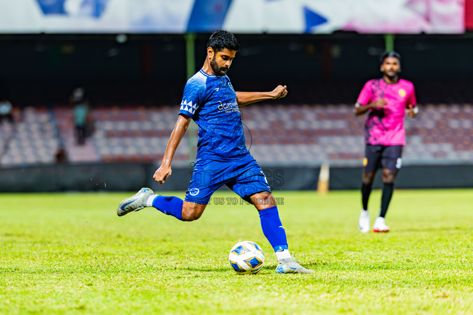 United Victory vs New Radiant Sports Club in Dhivehi Premier League 2025/26 held in National Football Stadium, Male', Maldives on Thursday, 25th September 2025. Photos: Areef Adam / Images.mv