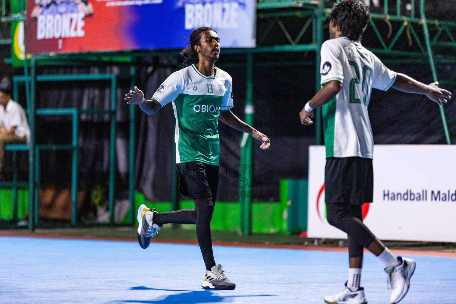 Day 17 of 10th National Handball Tournament 2023, held in Handball ground, Male', Maldives on Friday, 15th December 2023 Photos: Nausham Waheed/ Images.mv