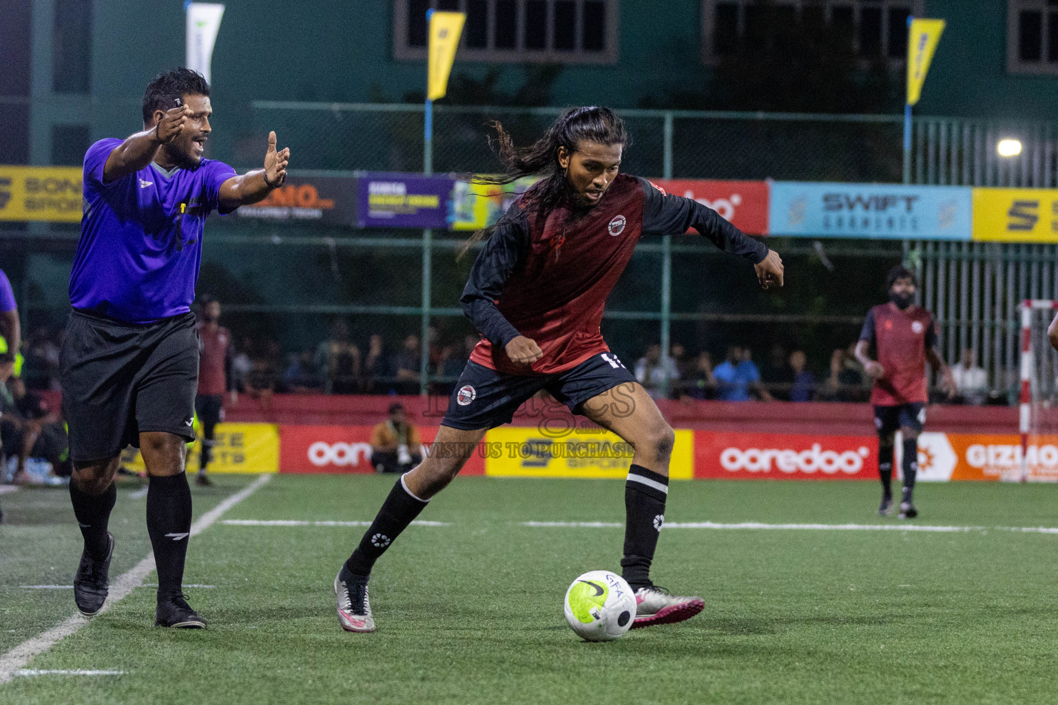 Th Buruni vs Th Omadhoo in Day 15 of Golden Futsal Challenge 2024 was held on Monday, 29th January 2024, in Hulhumale', Maldives Photos: Nausham Waheed / images.mv