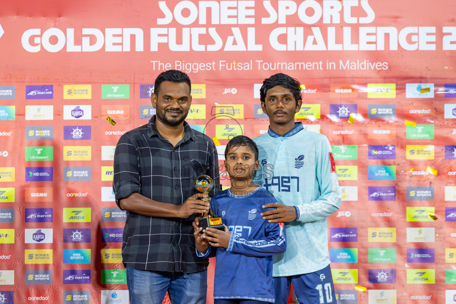 AA. Mathiveri VS ADh. Maamigili in Zone 4 Final on Day 38 of Golden Futsal Challenge 2024 which was held on Friday, 23rd February 2024, in Hulhumale', Maldives Photos: Ismail Thoriq / images.mv