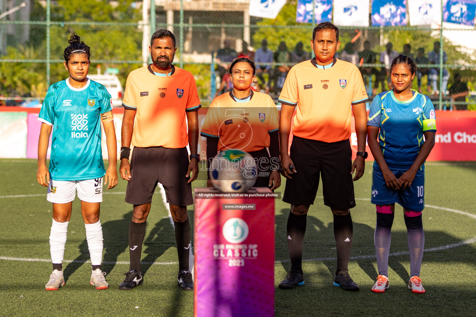 WAMCO vs MACL in 18/30 Futsal Fiesta Classic 2023 held in Hulhumale, Maldives, on Tuesday, 18th July 2023 Photos: Hassan Simah / images.mv