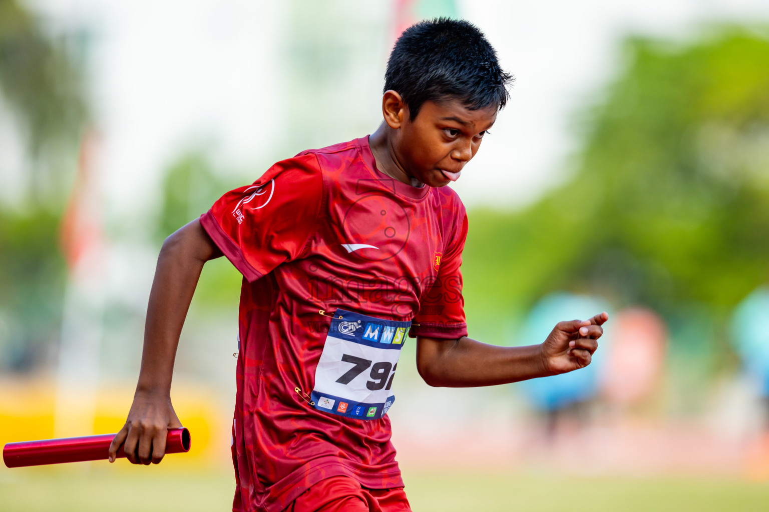 Day 5 of MWSC Interschool Athletics Championships 2024 held in Hulhumale Running Track, Hulhumale, Maldives on Wednesday, 13th November 2024. Photos by: Nausham Waheed / Images.mv