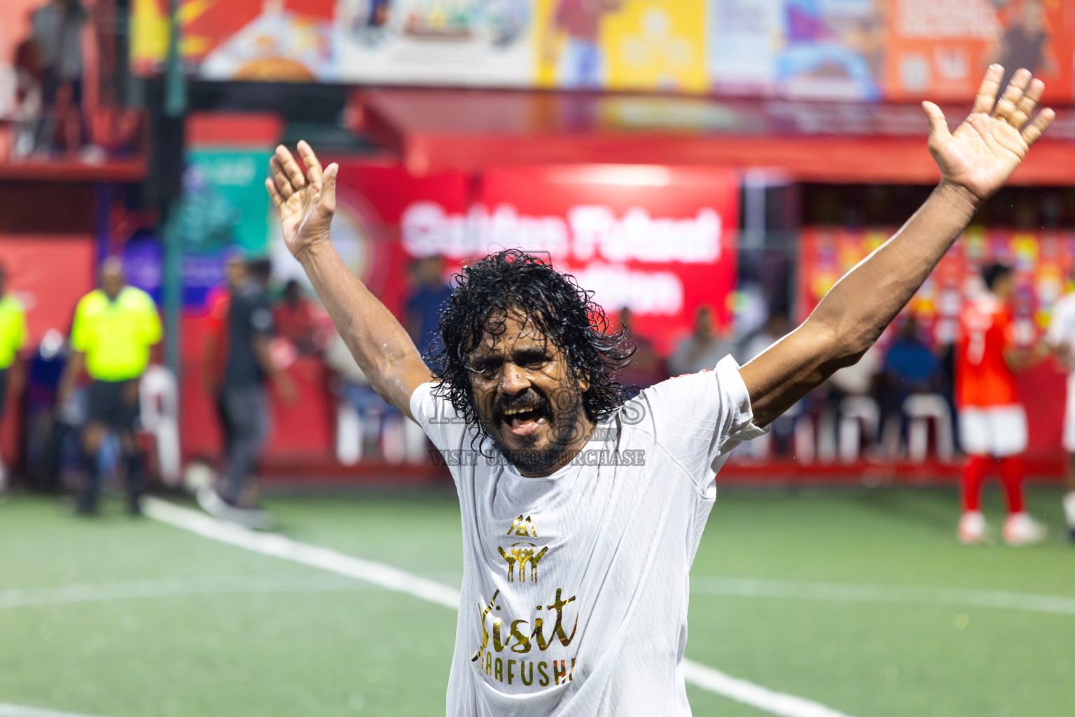 K Maafushi vs K Kaashidhoo in Kaafu Atoll Finals Day 27 of Golden Futsal Challenge 2025 was held on Friday , 31st January 2025, in Hulhumale', Maldives. Photos: Abdulla Abeed / images.mv