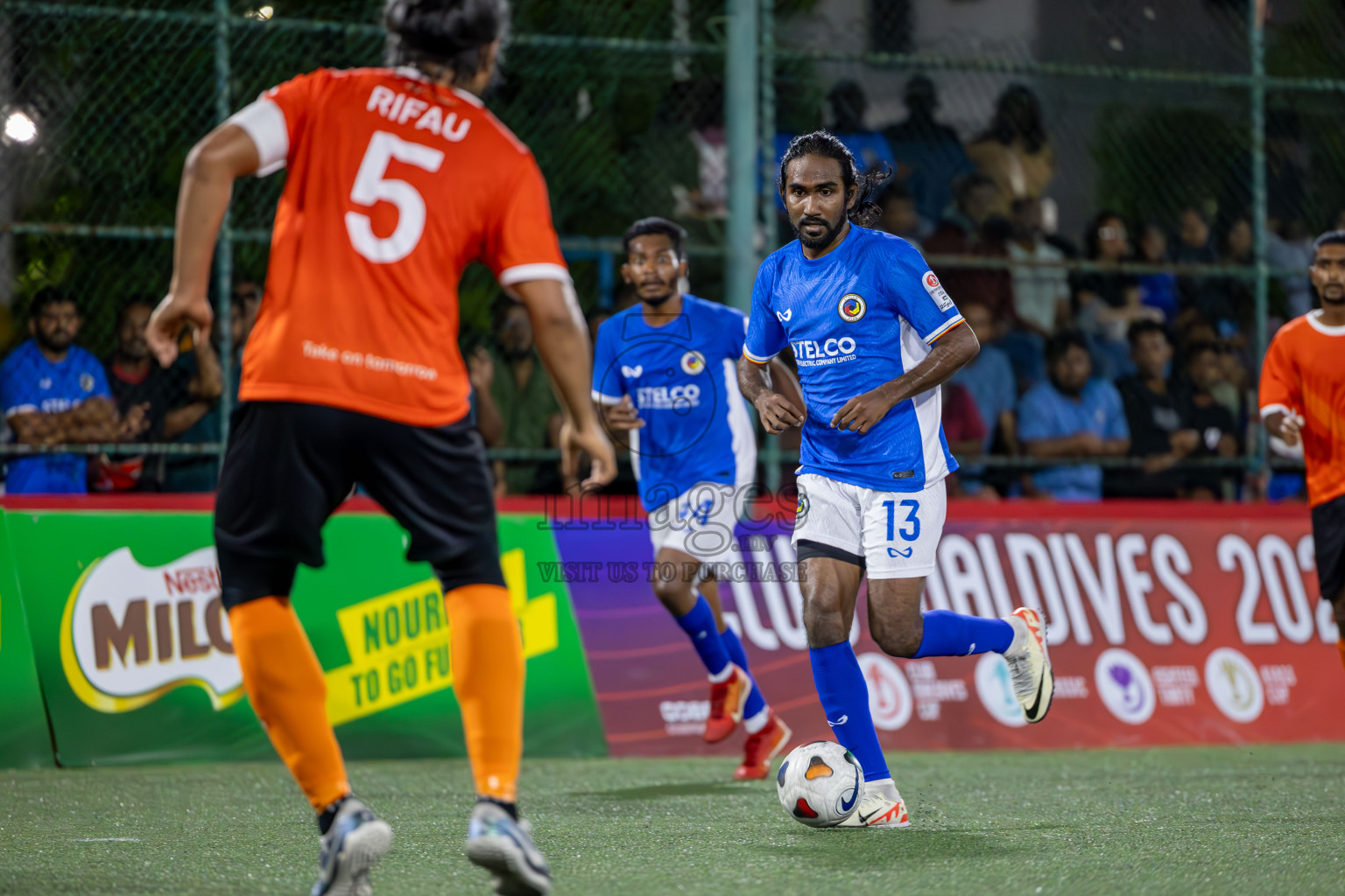 STELCO RC vs Dhiraagu in Club Maldives Cup 2024 held in Rehendi Futsal Ground, Hulhumale', Maldives on Wednesday, 2nd October 2024.
Photos: Ismail Thoriq / images.mv