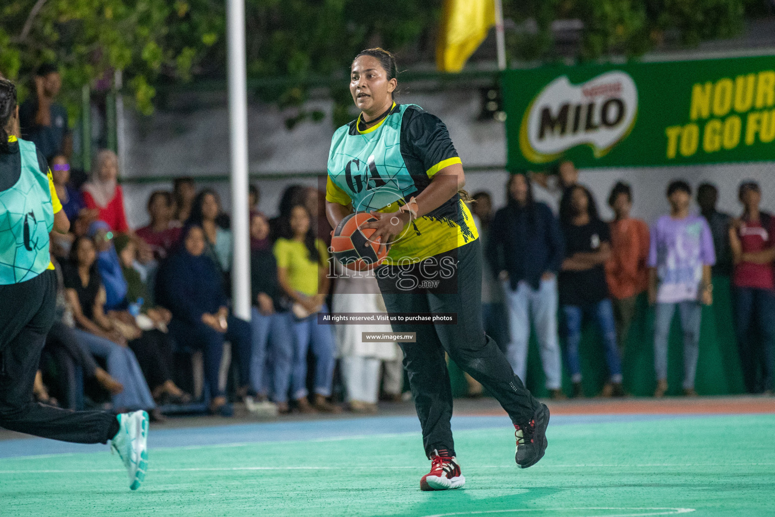 Final of 20th Milo National Netball Tournament 2023, held in Synthetic Netball Court, Male', Maldives on 11th June 2023 Photos: Nausham Waheed/ Images.mv