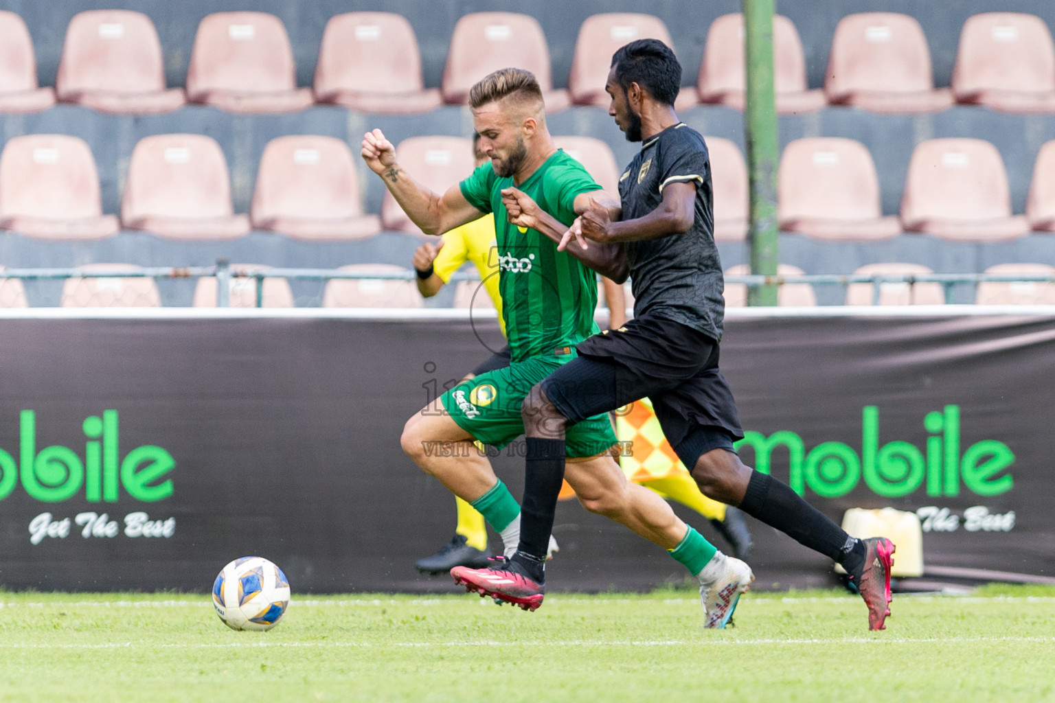 Maziya Sports & Recreation vs Club Eagles in the final of Dhivehi Premier League 2023 , held in National Football Stadium, Male', Maldives Photos: Nausham Waheed/ Images.mv