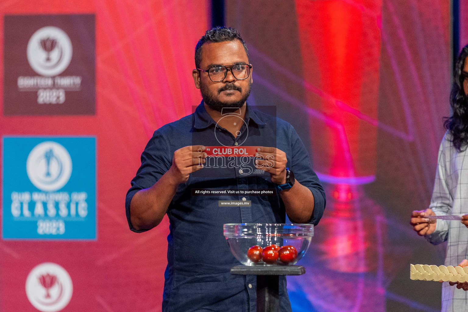 Draw ceremony of Club Maldives 2023 was held on Thursday, 6th July 2023 at PSM Studio in Male', Maldives.  Photos: Ismail Thoriq / images.mv