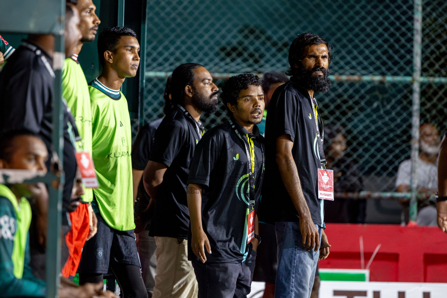 L Isdhoo VS L Maabaidhoo in Atoll Round Semi-Final on Day 22 of Golden Futsal Challenge 2025 was held on Sunday , 26th January 2025, in Hulhumale', Maldives. Photos: Nausham Waheed / images.mv