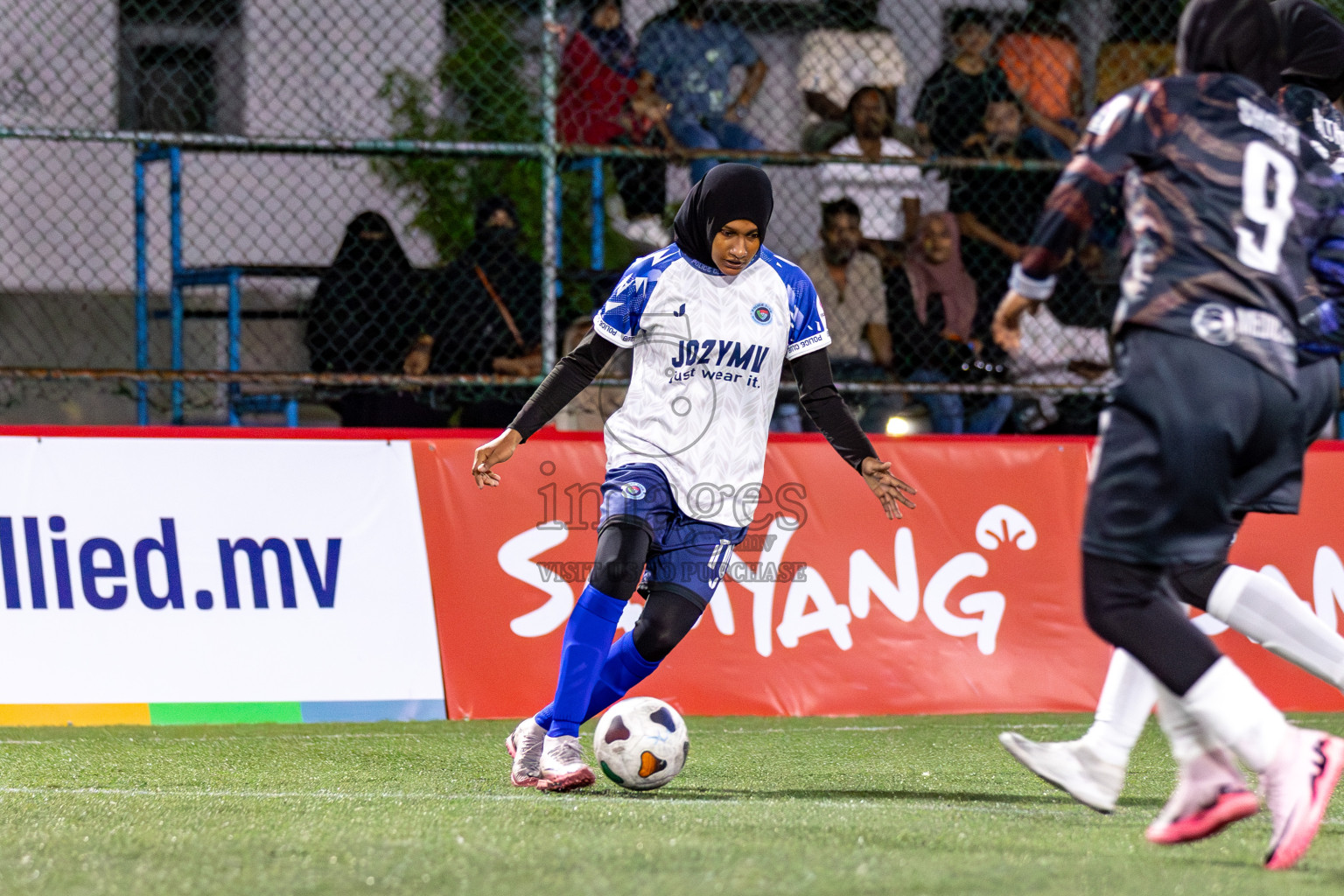 POLICE CLUB vs TEAM DHARUMAVANTHA in Eighteen Thirty 2024 held in Rehendi Futsal Ground, Hulhumale', Maldives on Monday, 9th September 2024. Photos: Mohamed Mahfooz Moosa / images.mv