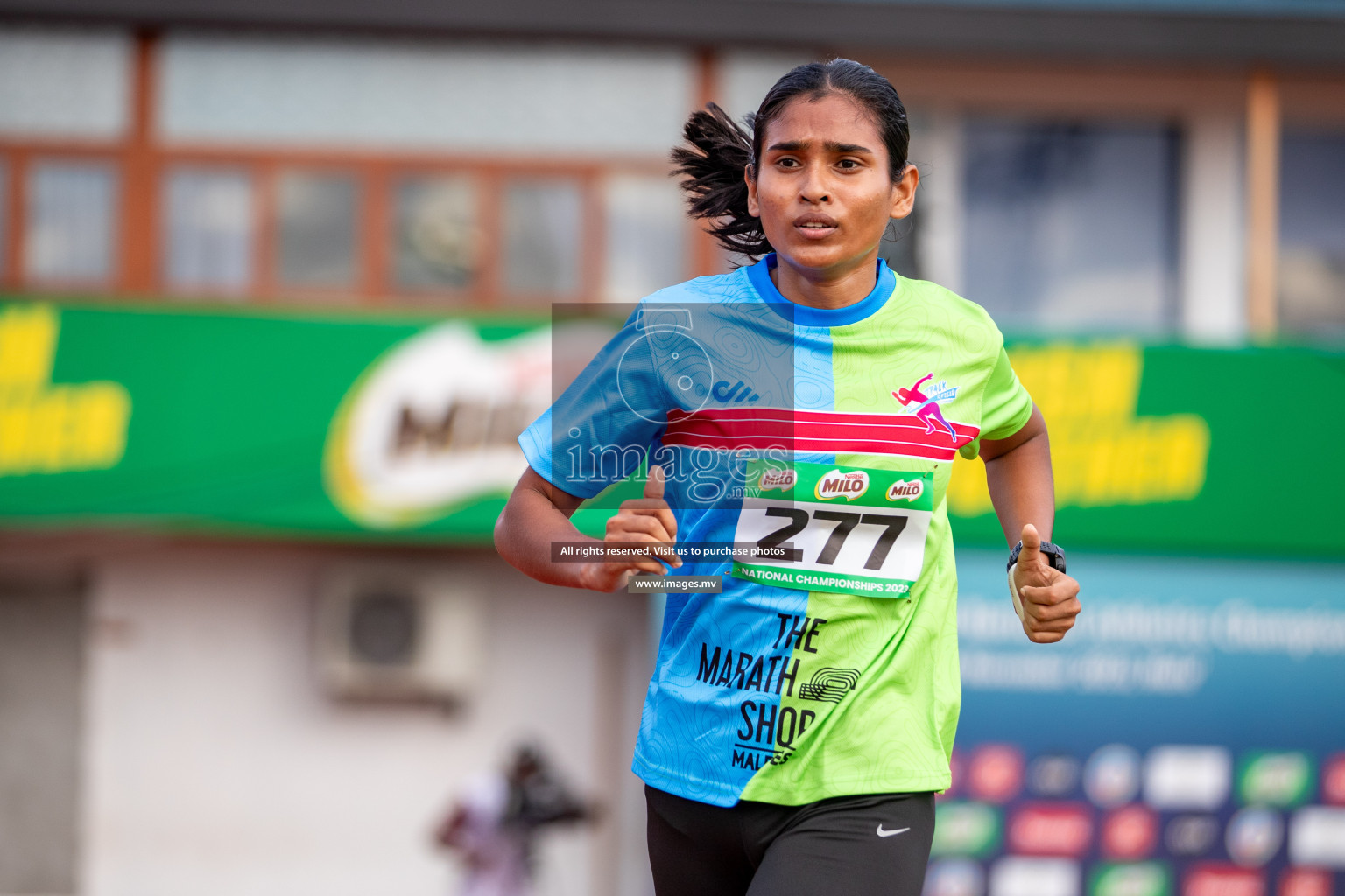 Day 2 of National Athletics Championship 2023 was held in Ekuveni Track at Male', Maldives on Friday, 24th November 2023. Photos: Hassan Simah / images.mv