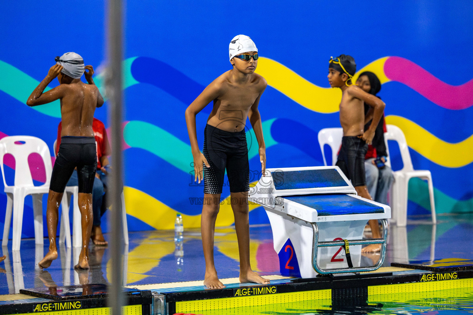 Day 4 of BML 5th National Swimming Kids Festival 2024 held in Hulhumale', Maldives on Thursday, 21st November 2024. Photos: Nausham Waheed / images.mv