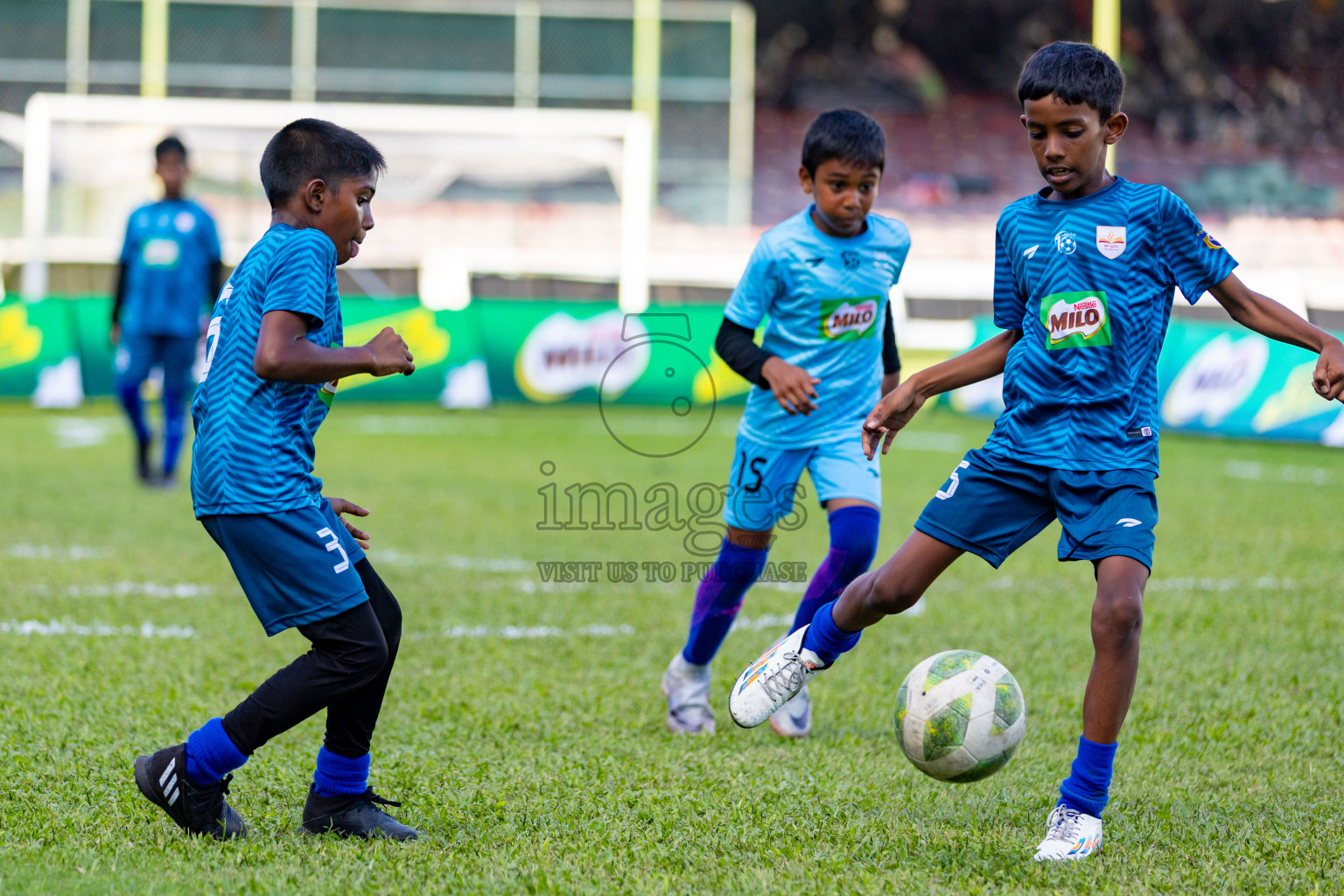 Day 2 of MILO Kids Football Fiesta was held at National Stadium in Male', Maldives on Saturday, 24th February 2024.