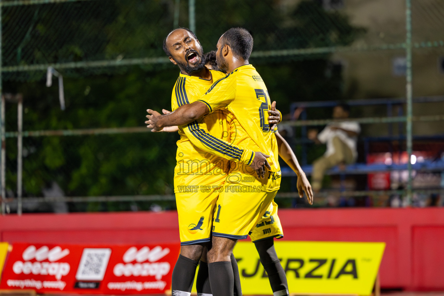 Dharumavantha vs The Hawks in Day 5 of Office League 2025 was held on Sunday, 20th April 2025 in Hulhumale', Maldives.
Photos: Ismail Thoriq / images.mv