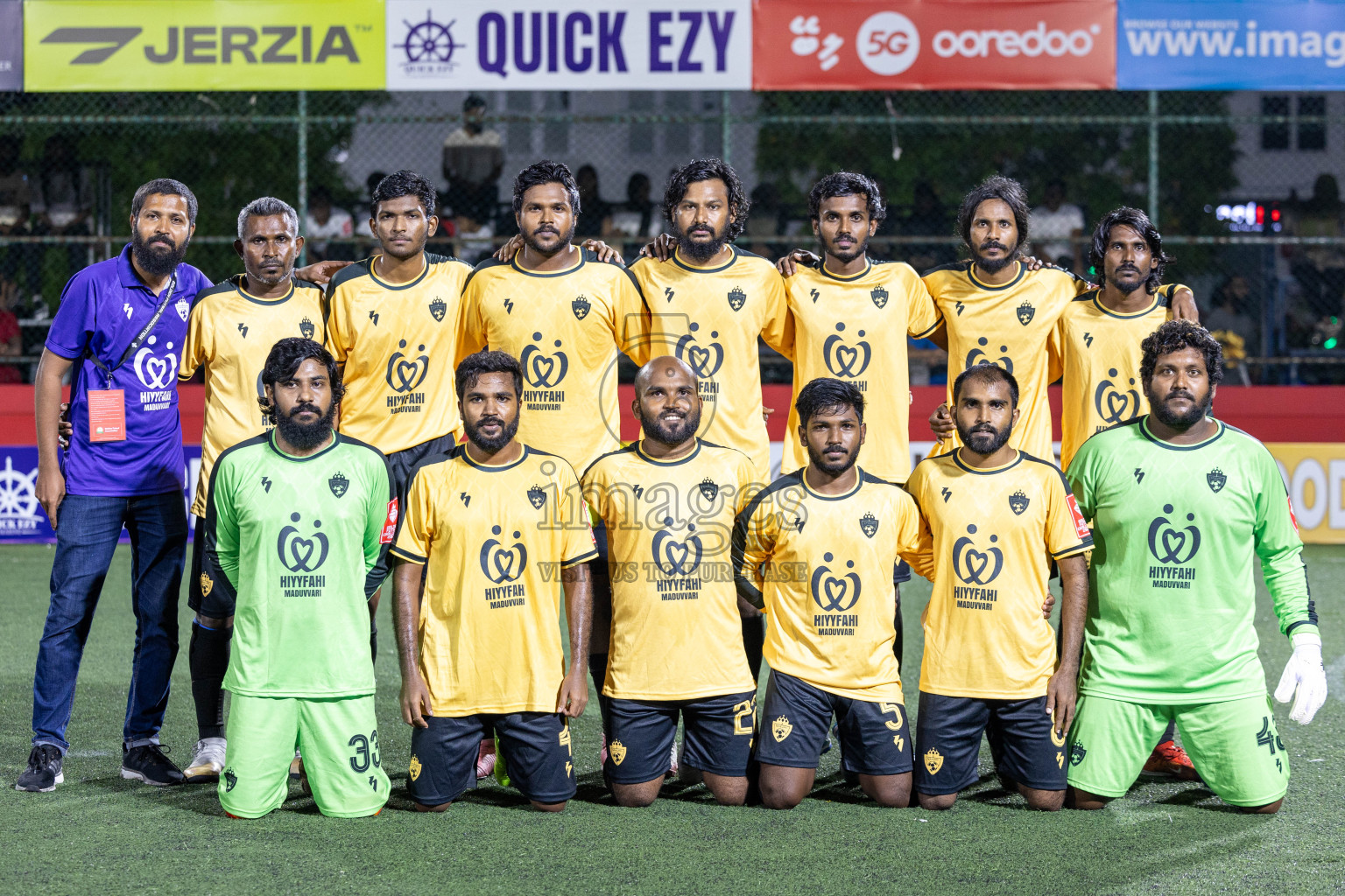 M. Veyvah vs M. Maduvvari in Day 12 of Golden Futsal Challenge 2025 was held on Thursday, 16th January 2025, in Hulhumale', Maldives Photos: Mohamed Mahfooz Moosa / images.mv
