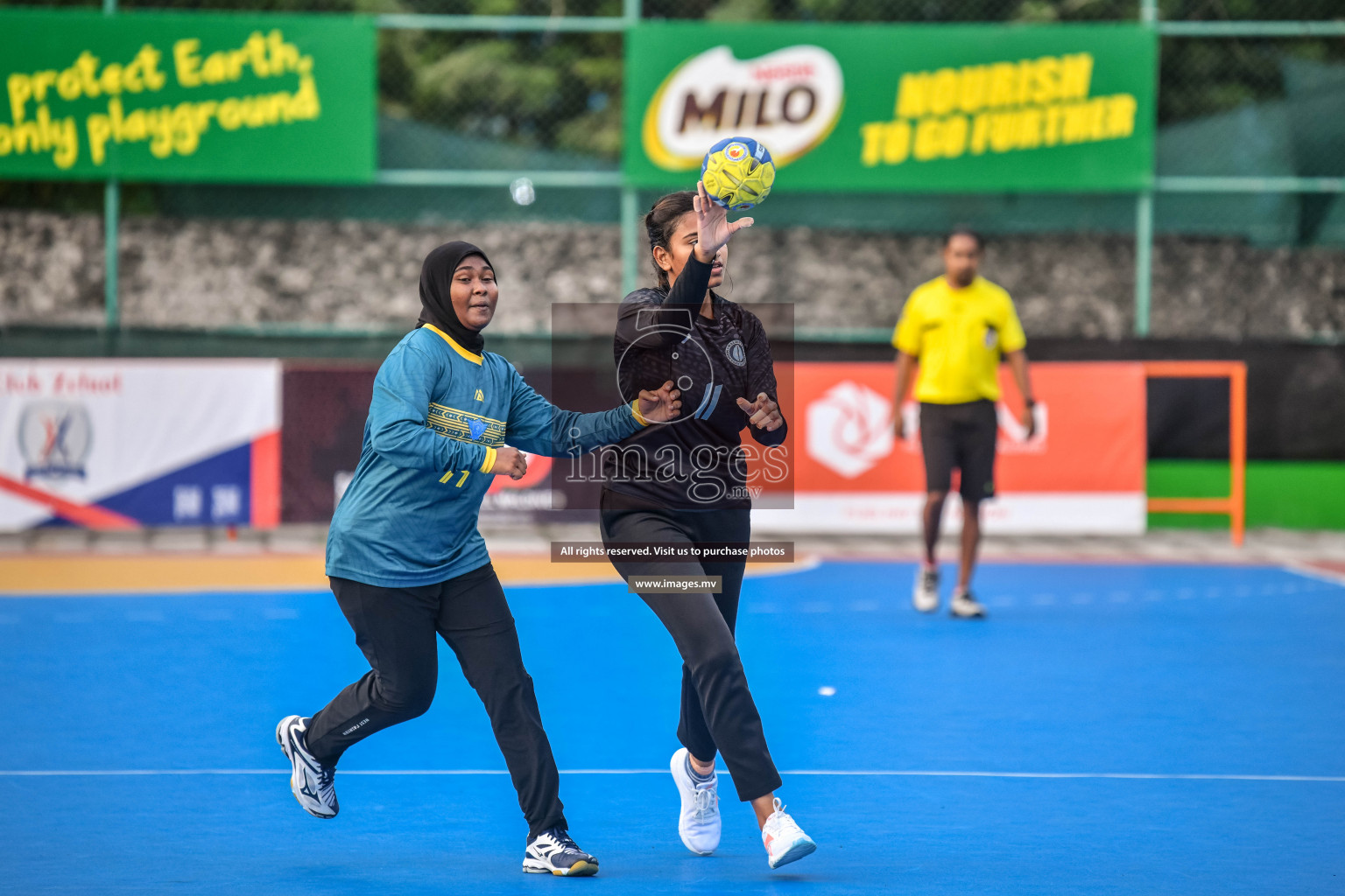 Day 10 of Milo 6th Inter Office Handball Tournament 2022 - Photos by Nausham Waheed