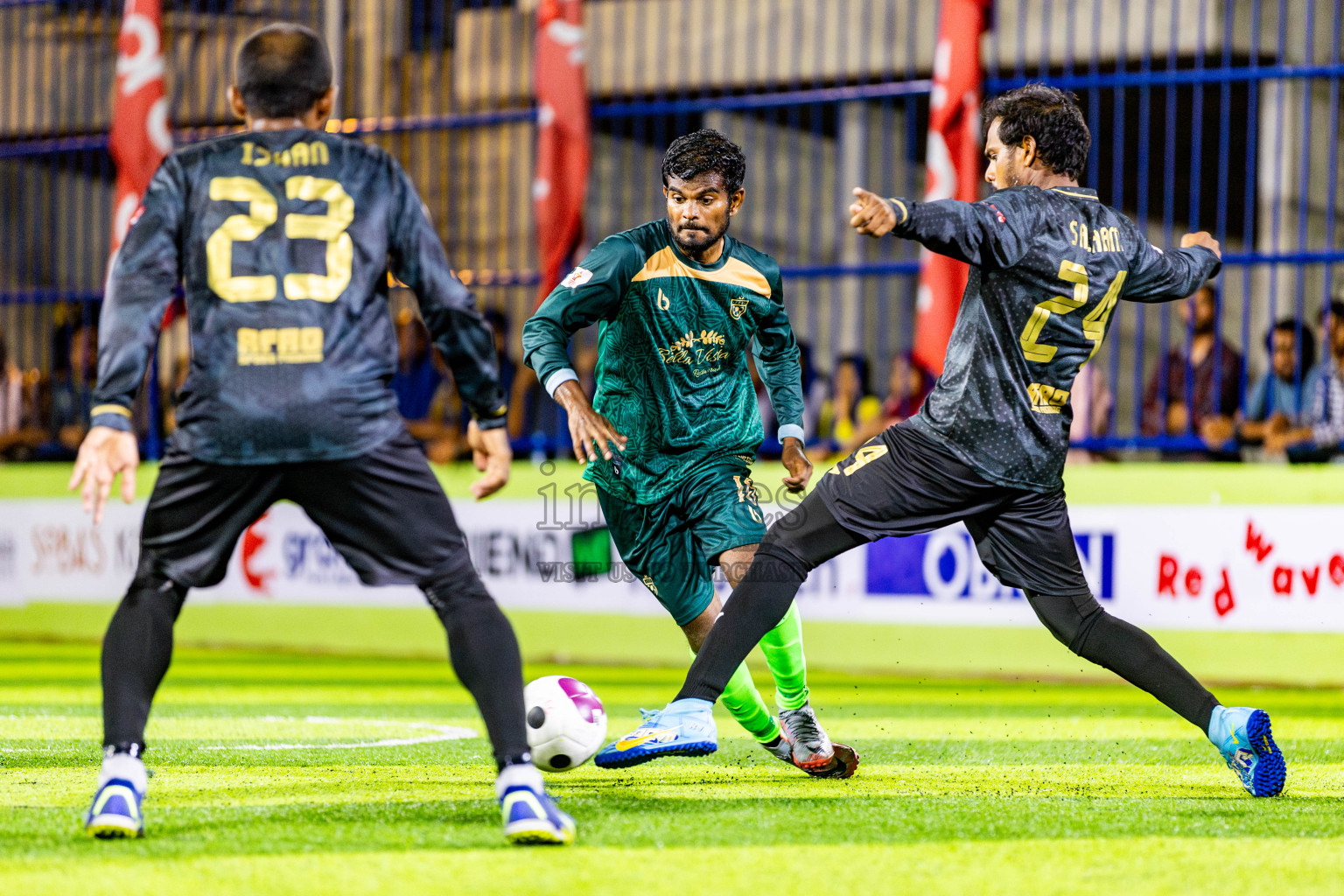 Afro SC vs FC Suddenly in Day 1 of Eydhafushi Futsal Cup 2024 was held on Monday , 8th April 2024, in B Eydhafushi, Maldives Photos: Nausham Waheed / images.mv