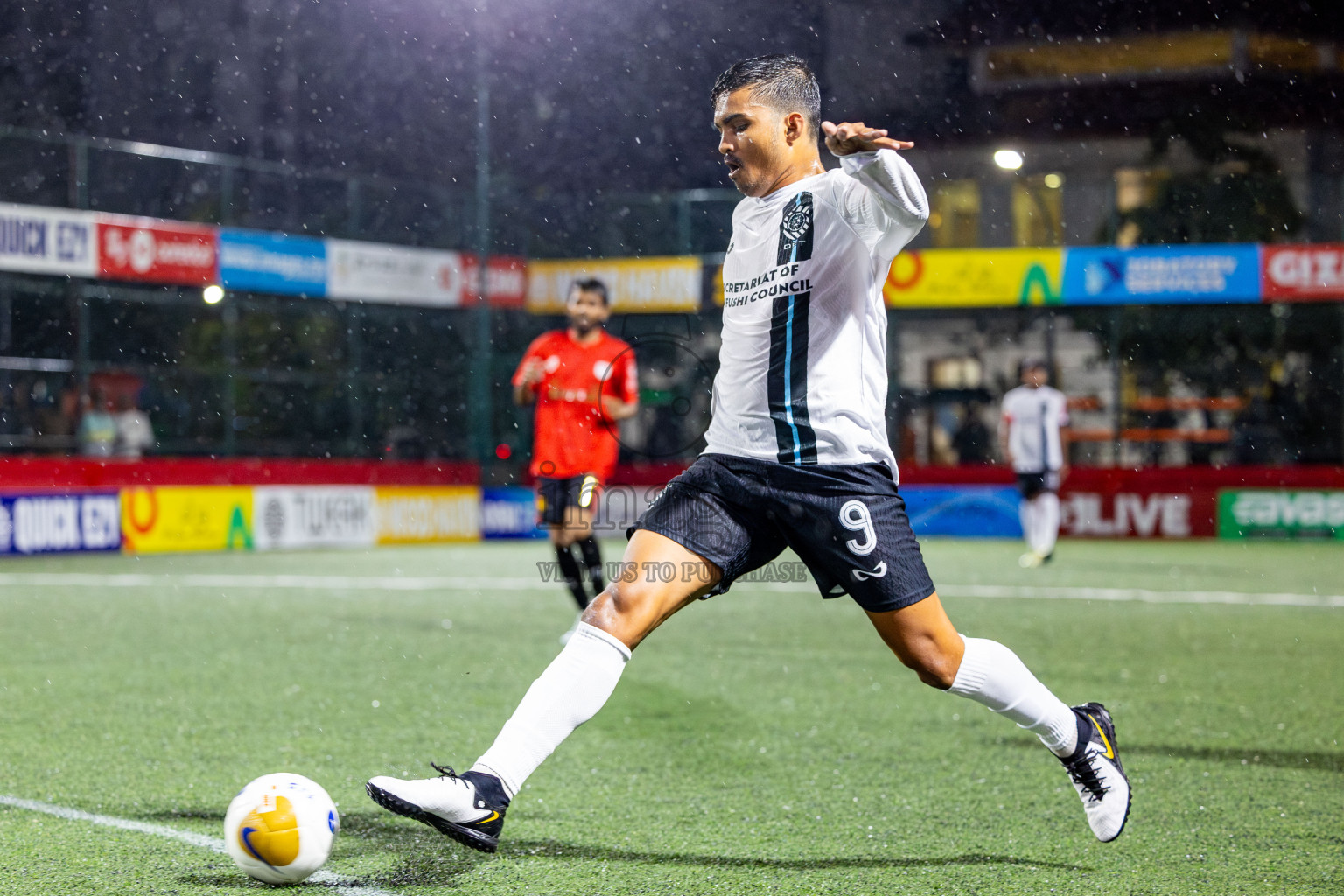 K Himmafushi vs K Dhiffushi in Day 10 of Golden Futsal Challenge 2025 was held on Tuesday, 14th January 2025, in Hulhumale', Maldives Photos: Nausham Waheed / images.mv