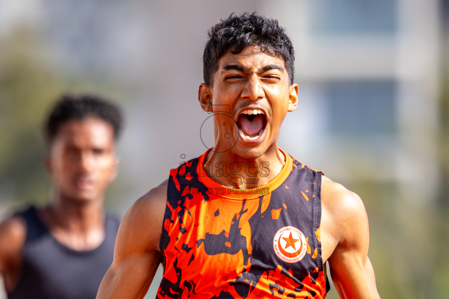 Day 4 of MWSC Interschool Athletics Championships 2024 held in Hulhumale Running Track, Hulhumale, Maldives on Tuesday, 12th November 2024. Photos by: Raaif Yoosuf / Images.mv