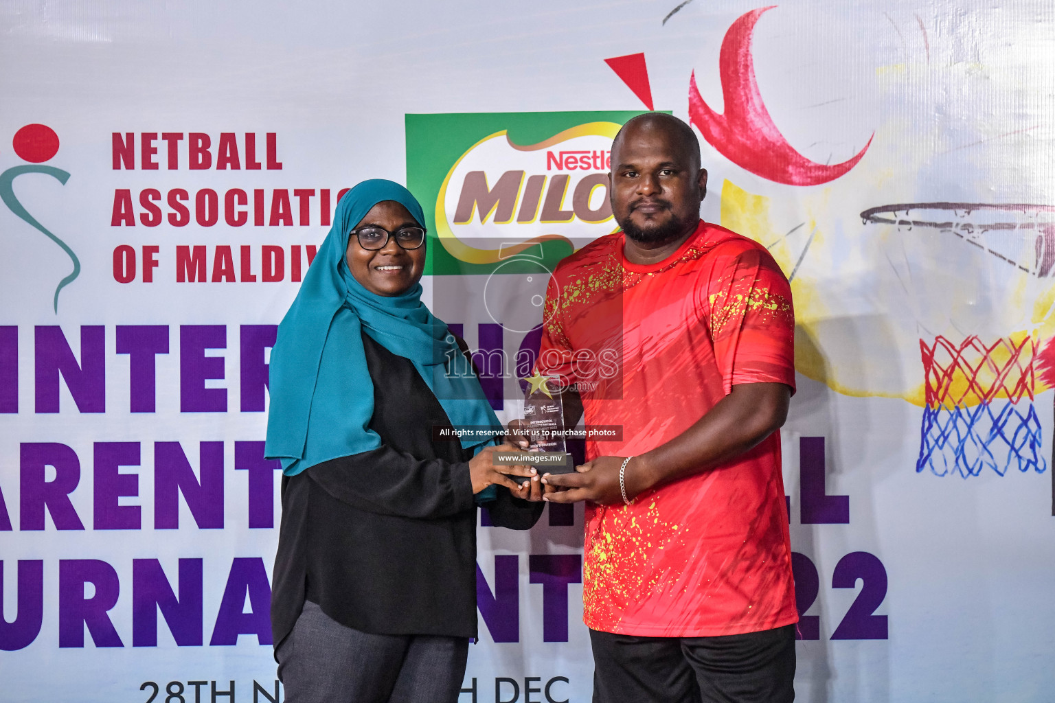 Final of Inter-School Parents Netball Tournament was held in Male', Maldives on 4th December 2022. Photos: Nausham Waheed / images.mv