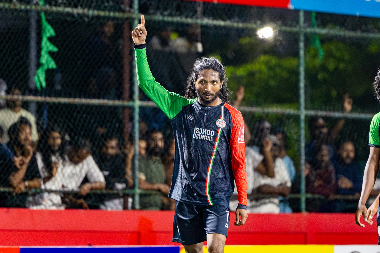 Thaa Hirilandhoo vs L Isdhoo in zone round Day 30 of Golden Futsal Challenge 2025 was held on Monday , 3rd February 2025, in Hulhumale', Maldives. Photos: Nausham Waheed / images.mv