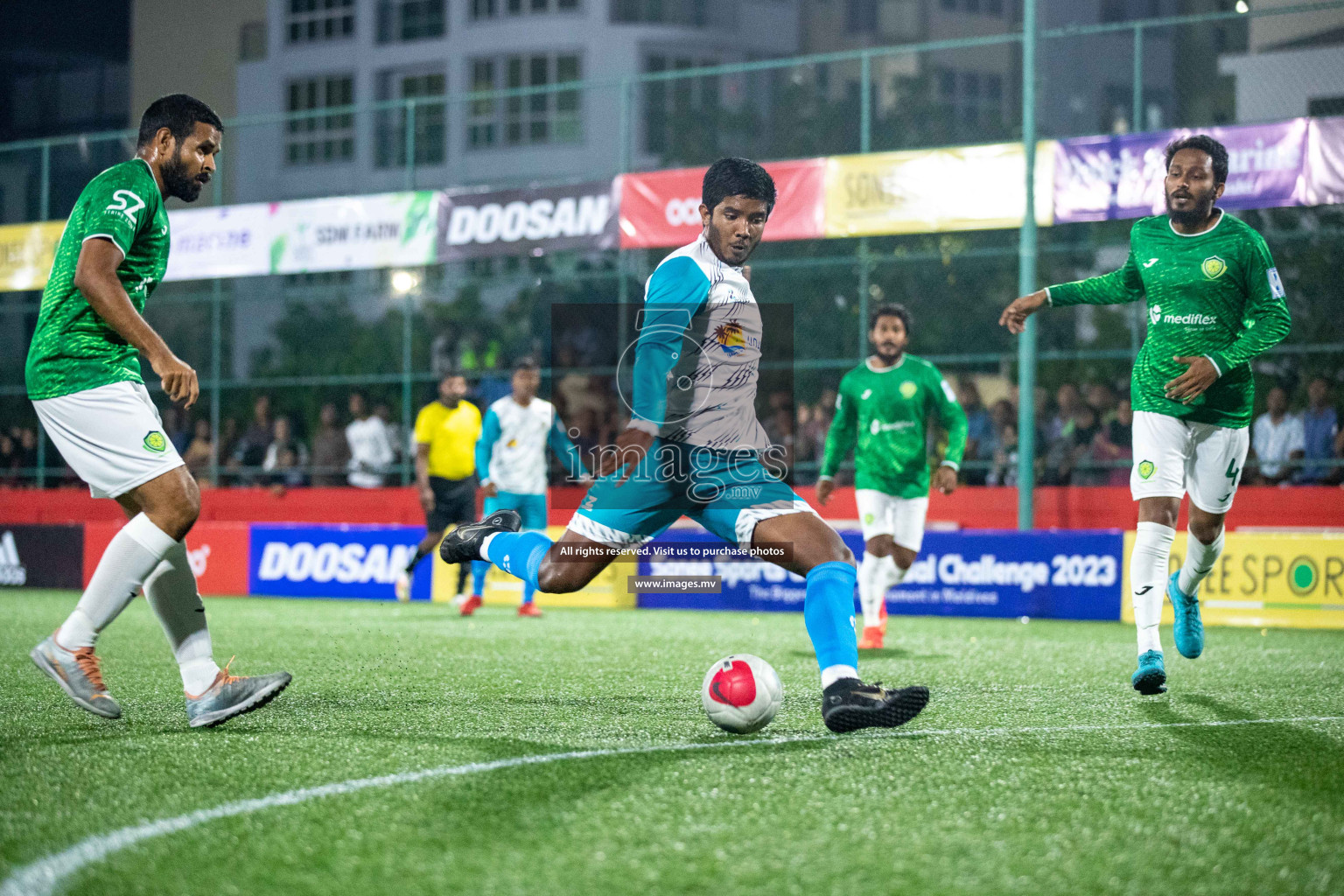 HA. Thakandhoo vs HA. Dhidhdhoo in Golden Futsal Challenge 2023 on 05 February 2023 in Hulhumale, Male, Maldives