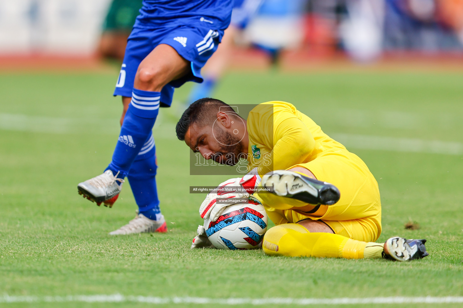 Pakistan vs Kuwait in SAFF Championship 2023 held in Sree Kanteerava Stadium, Bengaluru, India, on Saturday, 24th June 2023. Photos: Nausham Waheed, Hassan Simah / images.mv