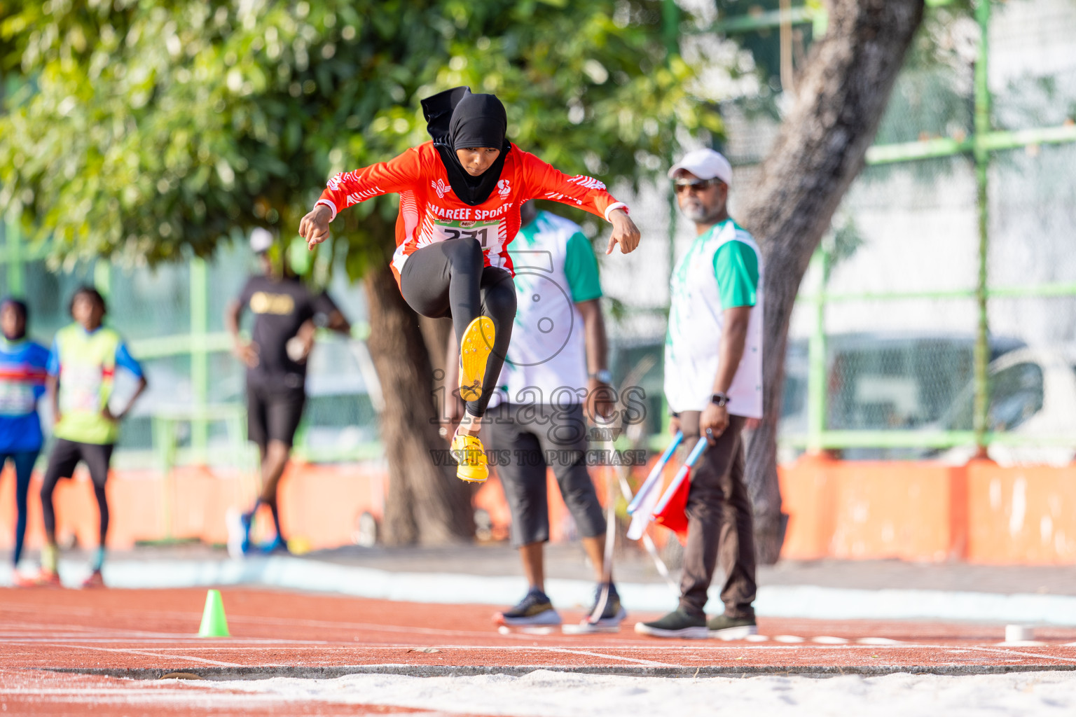 Day 1 of 12th Milo Association Championships was held in Ekuveni Track at Male', Maldives on Thursday, 24th April 2025. Photos: Ismail Thoriq / images.mv