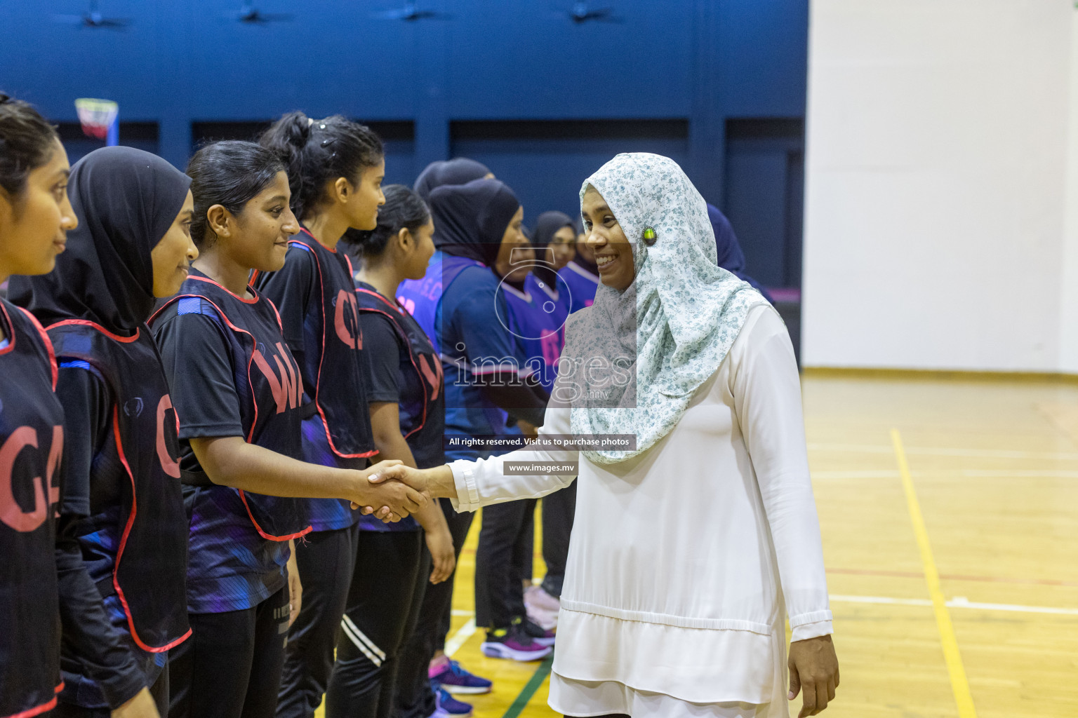 Xenith Sports Club vs Youth United Sports Club in the Milo National Netball Tournament 2022 on 18 July 2022, held in Social Center, Male', Maldives. Photographer: Shuu, Hassan Simah / Images.mv