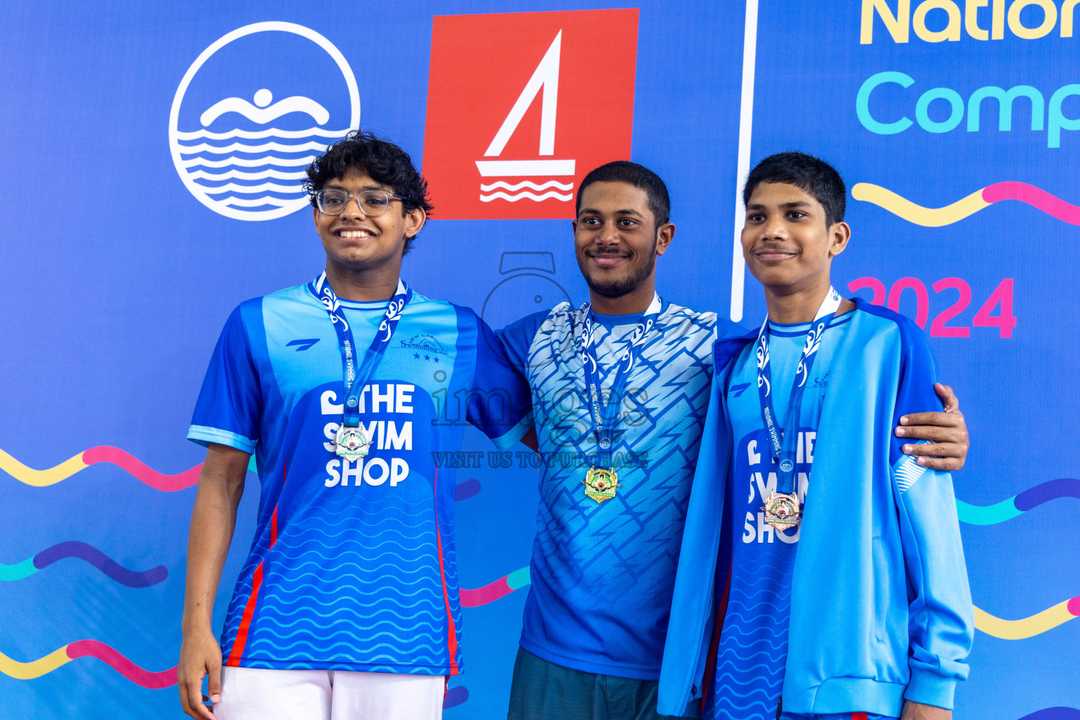 Day 7 of National Swimming Competition 2024 held in Hulhumale', Maldives on Thursday, 19th December 2024.
Photos: Ismail Thoriq / images.mv