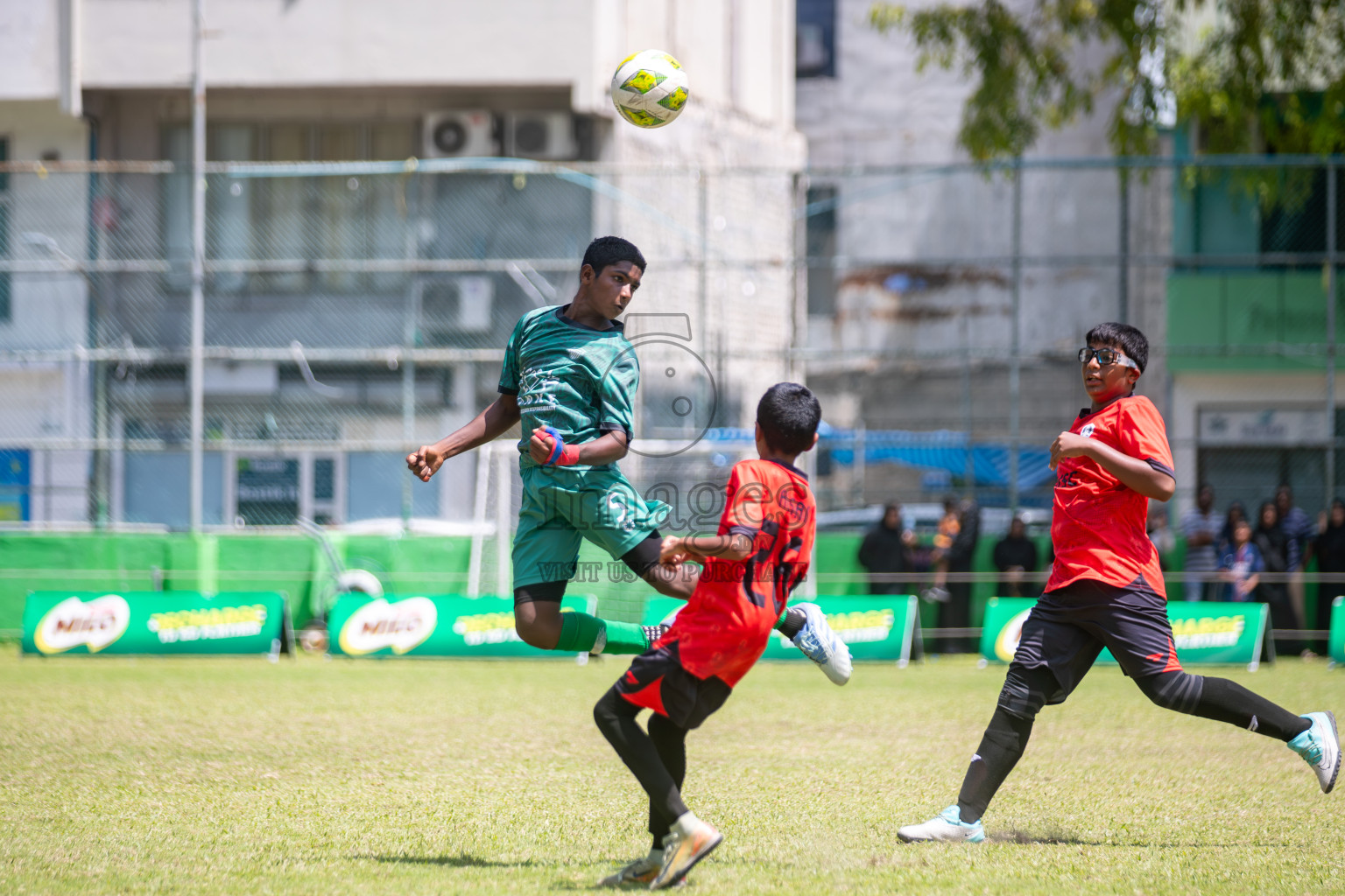 Day 3 of MILO Academy Championship 2025 (U14) was held on Saturday, 1st November 2025 at Henveiru Football Grounds, Male', Maldives . 

Photos: Hassan Simah / images.mv