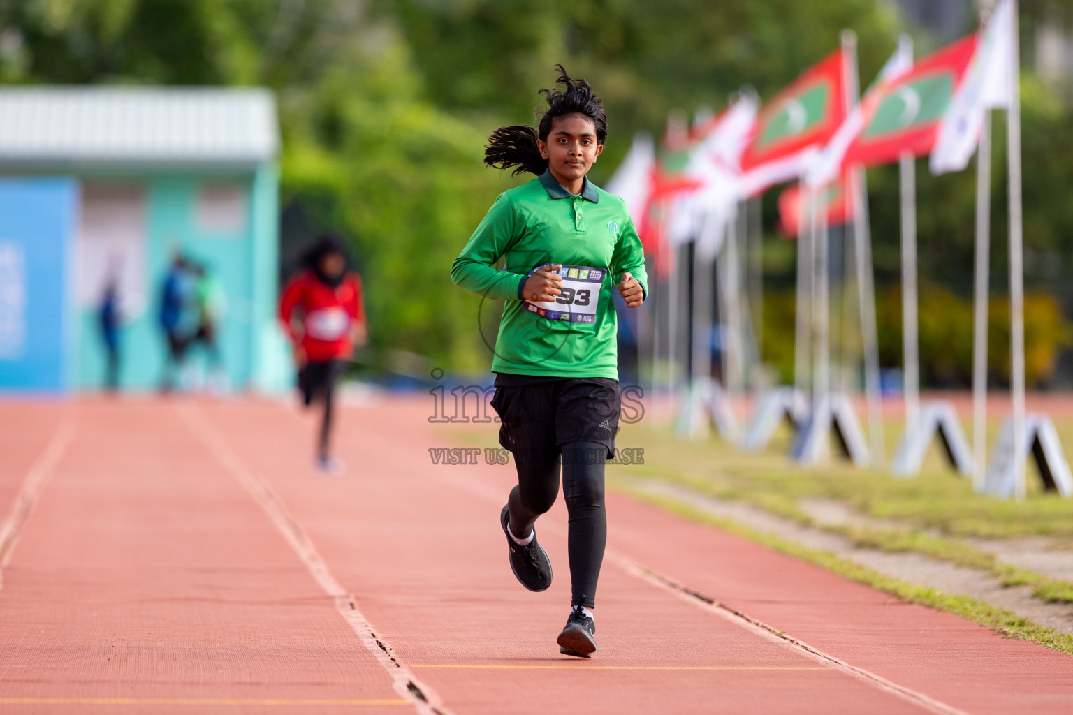 Day 3 of MWSC Interschool Athletics Championships 2024 held in Hulhumale Running Track, Hulhumale, Maldives on Monday, 11th November 2024. 
Photos by: Hassan Simah / Images.mv