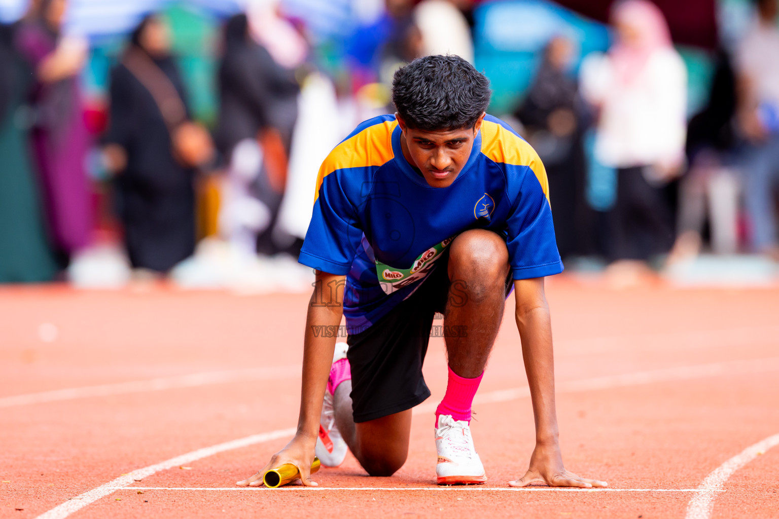 Day 6 of Inter-school Athletics Championship 2025 held in Ekuveni Synthetic Track, Male', Maldives on Sunday, 12th October 2025. Photos by: Nausham Waheed / Images.mv