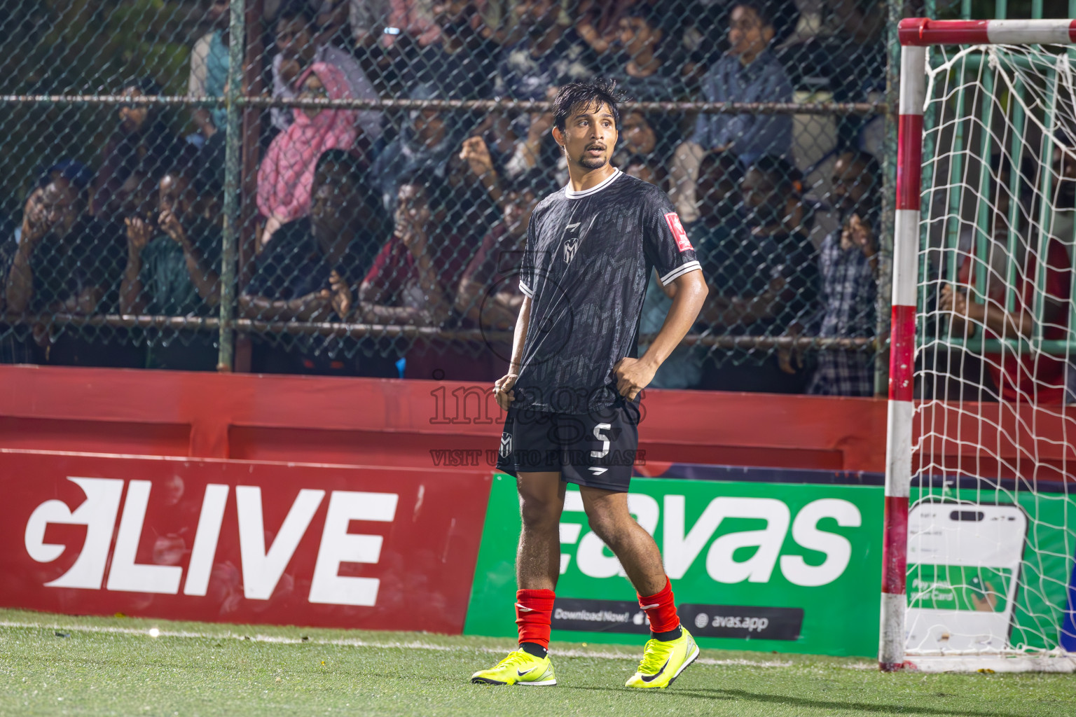 Dh Maaenboodhoo vs Dh Kudahuvadhoo in Dhaalu Atoll Finals in Day 25 of Golden Futsal Challenge 2025 was held on Wednesday , 28th January 2025, in Hulhumale', Maldives. Photos: Ismail Thoriq / images.mv
