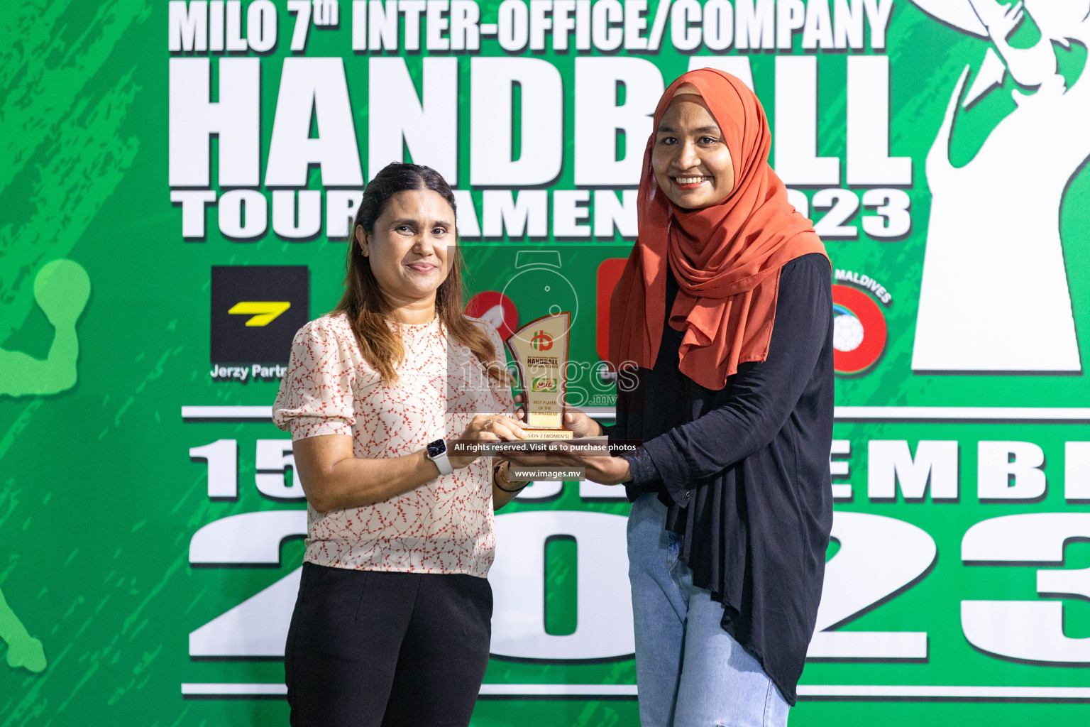 2nd Division Final of 7th Inter-Office/Company Handball Tournament 2023, held in Handball ground, Male', Maldives on Monday, 25th October 2023 Photos: Nausham Waheed/ Images.mv