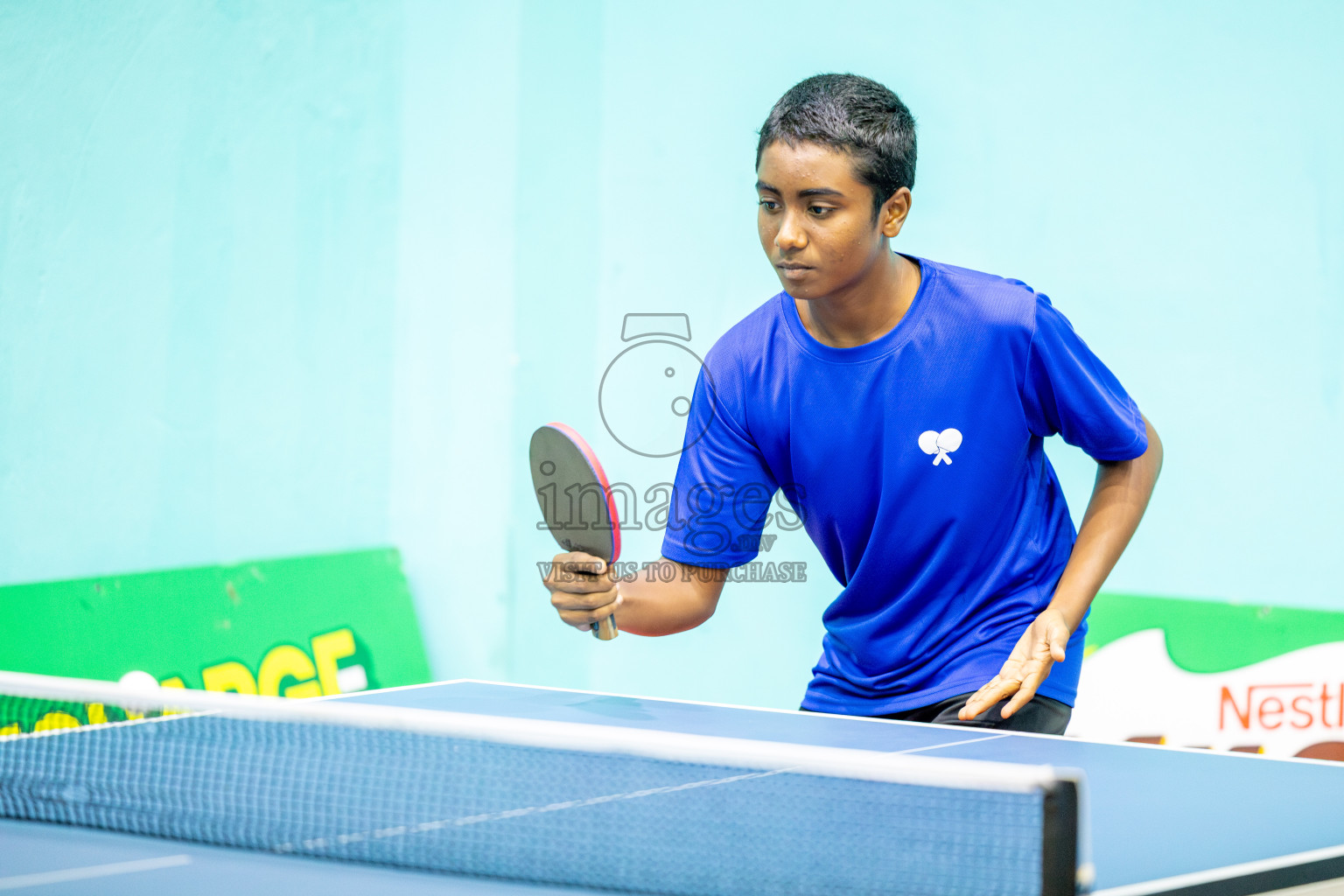 Day 2 of Interschool Table Tennis Tournament 2025 held at Male' TT Hall, Male', Maldives on Thursday, 15th May 2025. Photos By: Ismail Thoriq / images.mv