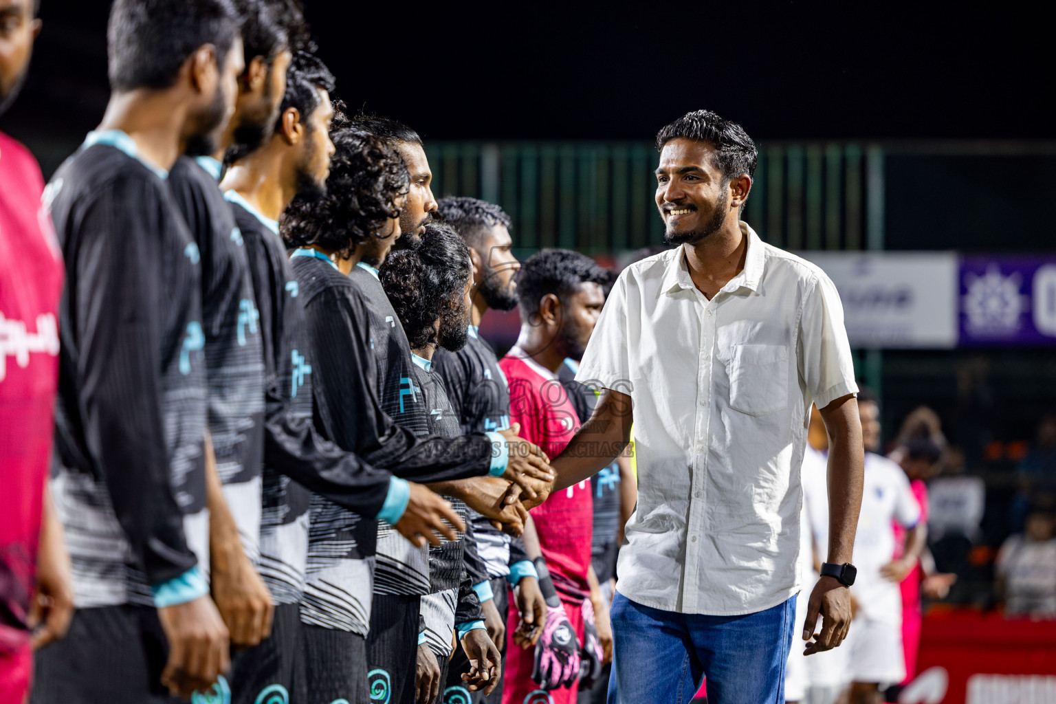 K Guraidhoo vs K Thulusdhoo on Day 18 of Golden Futsal Challenge 2025 was held on Thursday, 23rd January 2025, in Hulhumale', Maldives. Photos: Nausham Waheed / images.mv