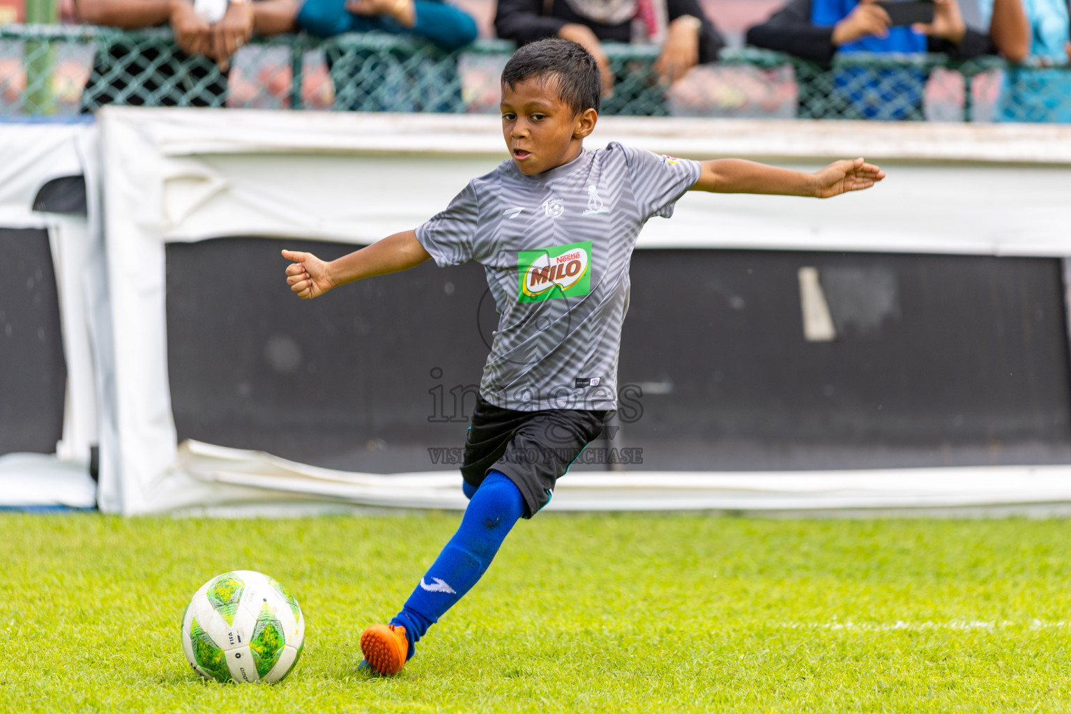 Day 2 of MILO Kids Football Fiesta was held at National Stadium in Male', Maldives on Saturday, 24th February 2024.